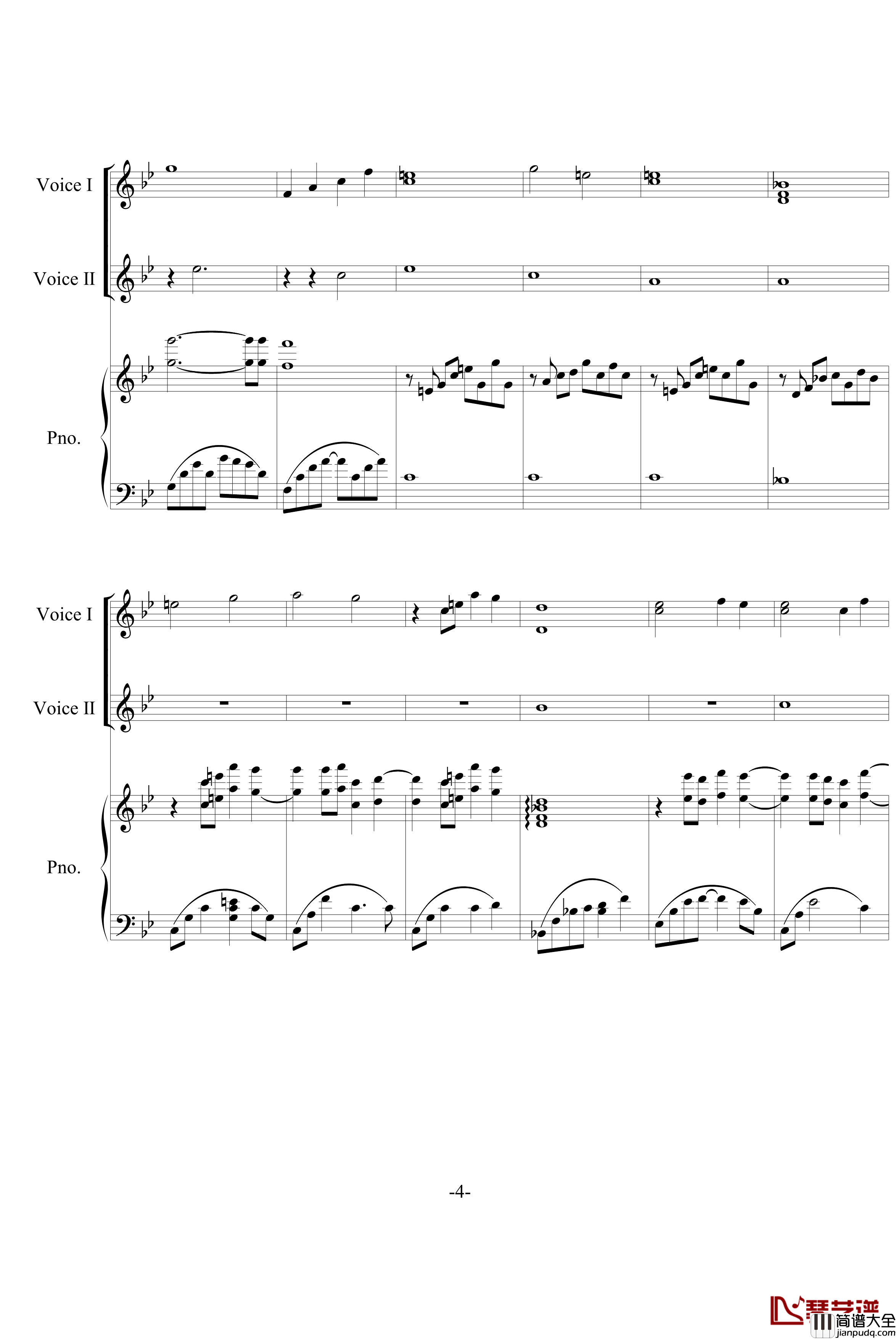 巨蟹座钢琴谱_清新版_游戏