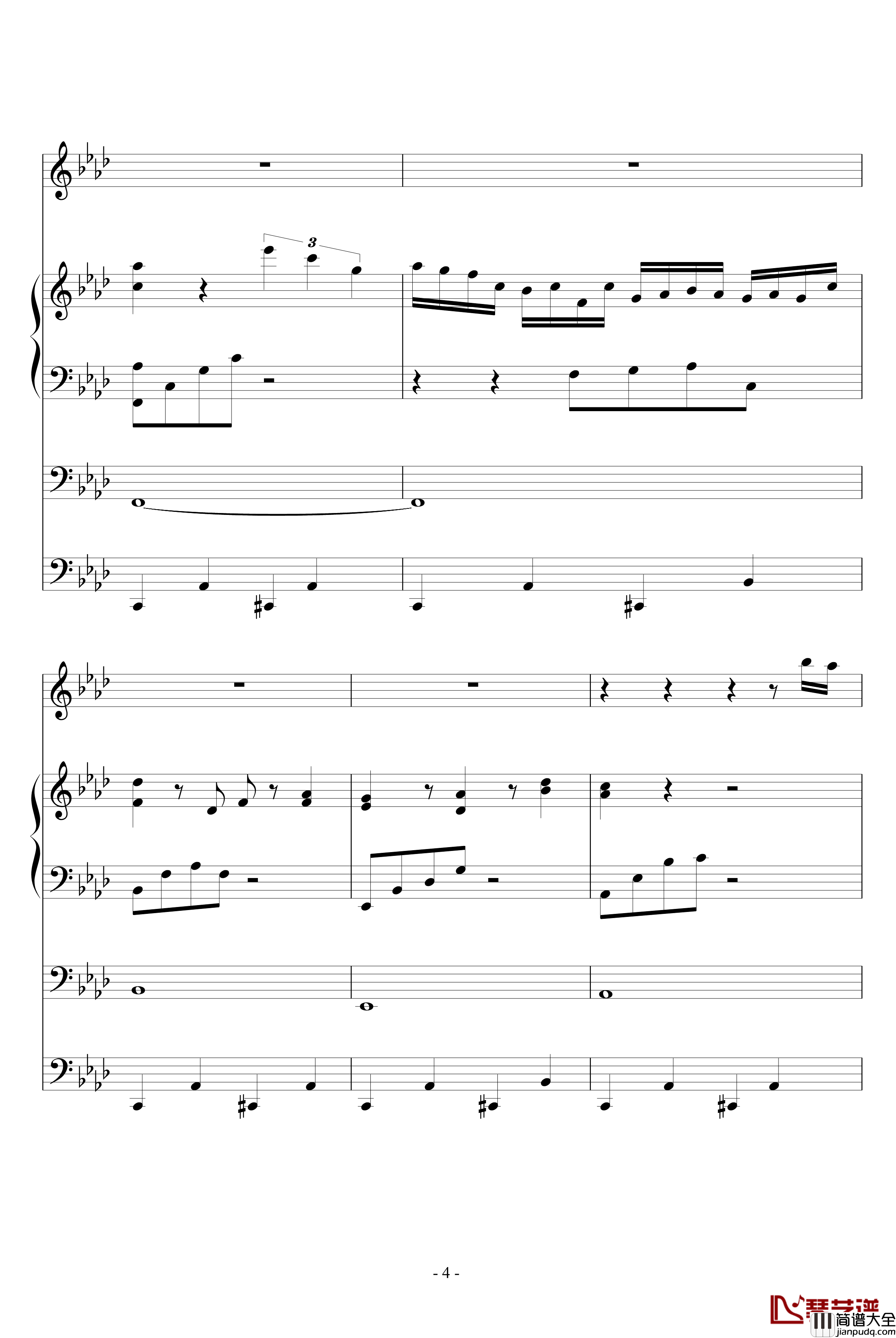 魅吻钢琴谱_ellocz