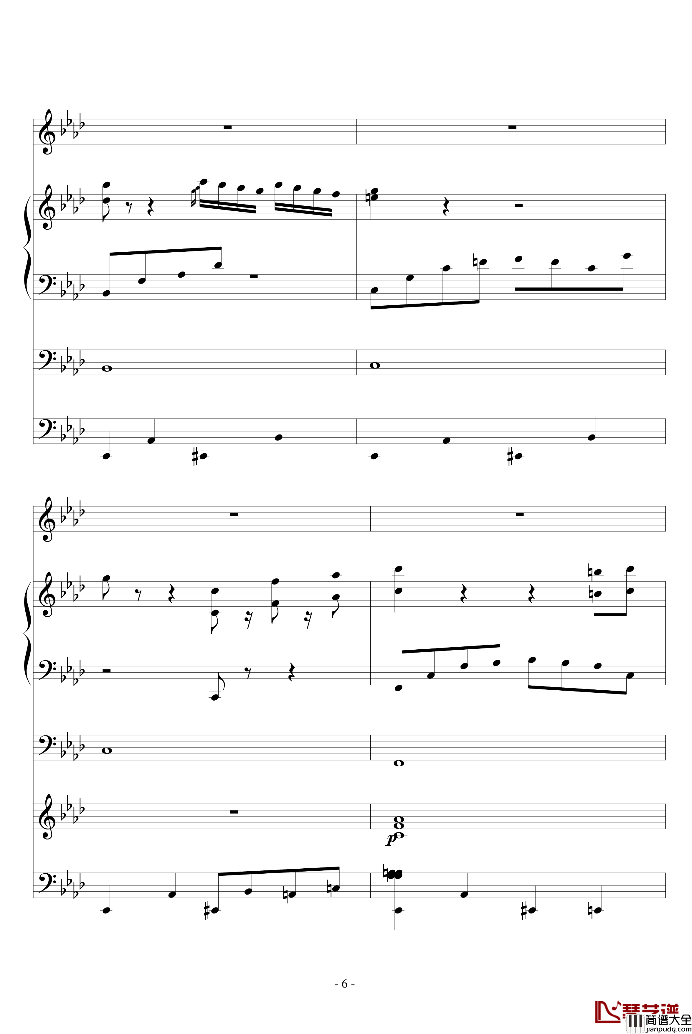 魅吻钢琴谱_ellocz