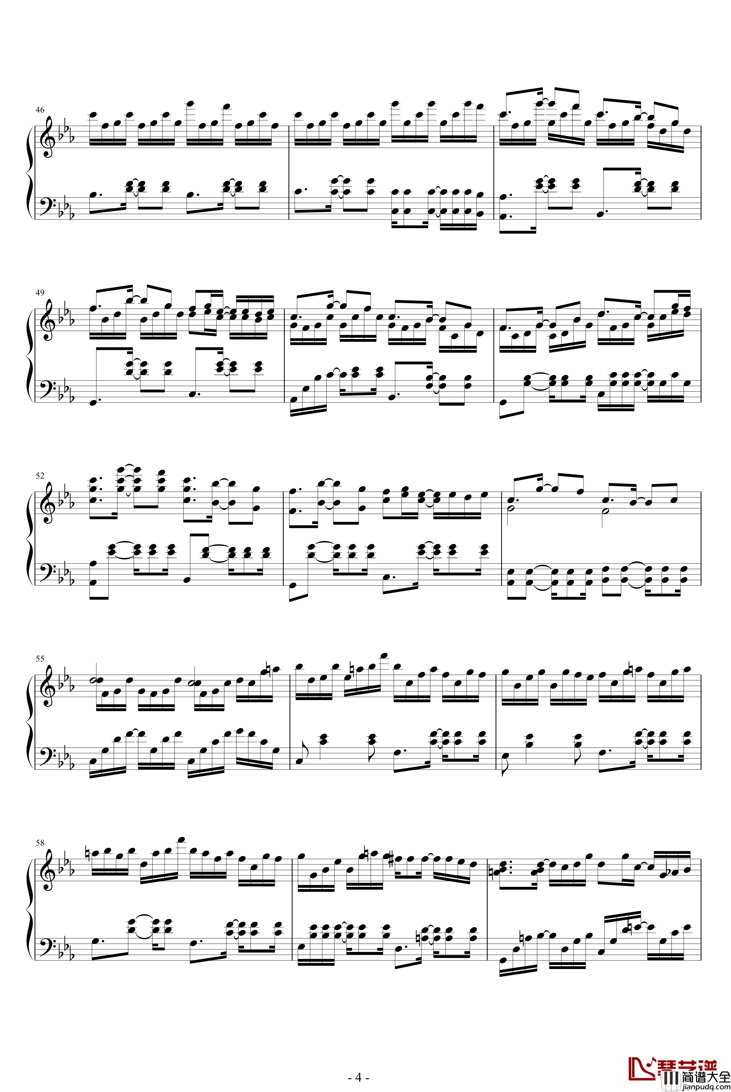 孤月华章钢琴谱_月行者_乐侠