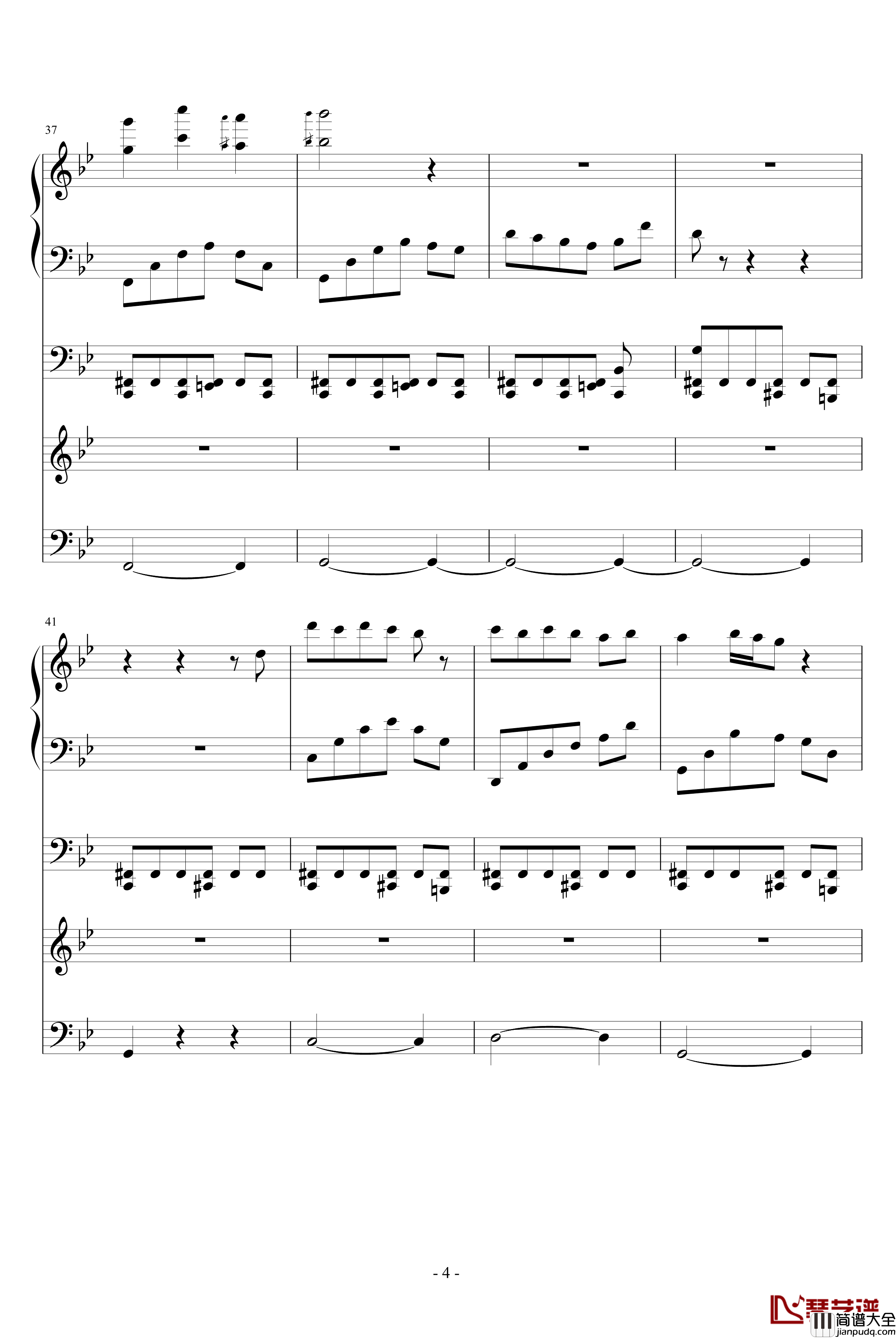 冰冻的心钢琴谱_ellocz