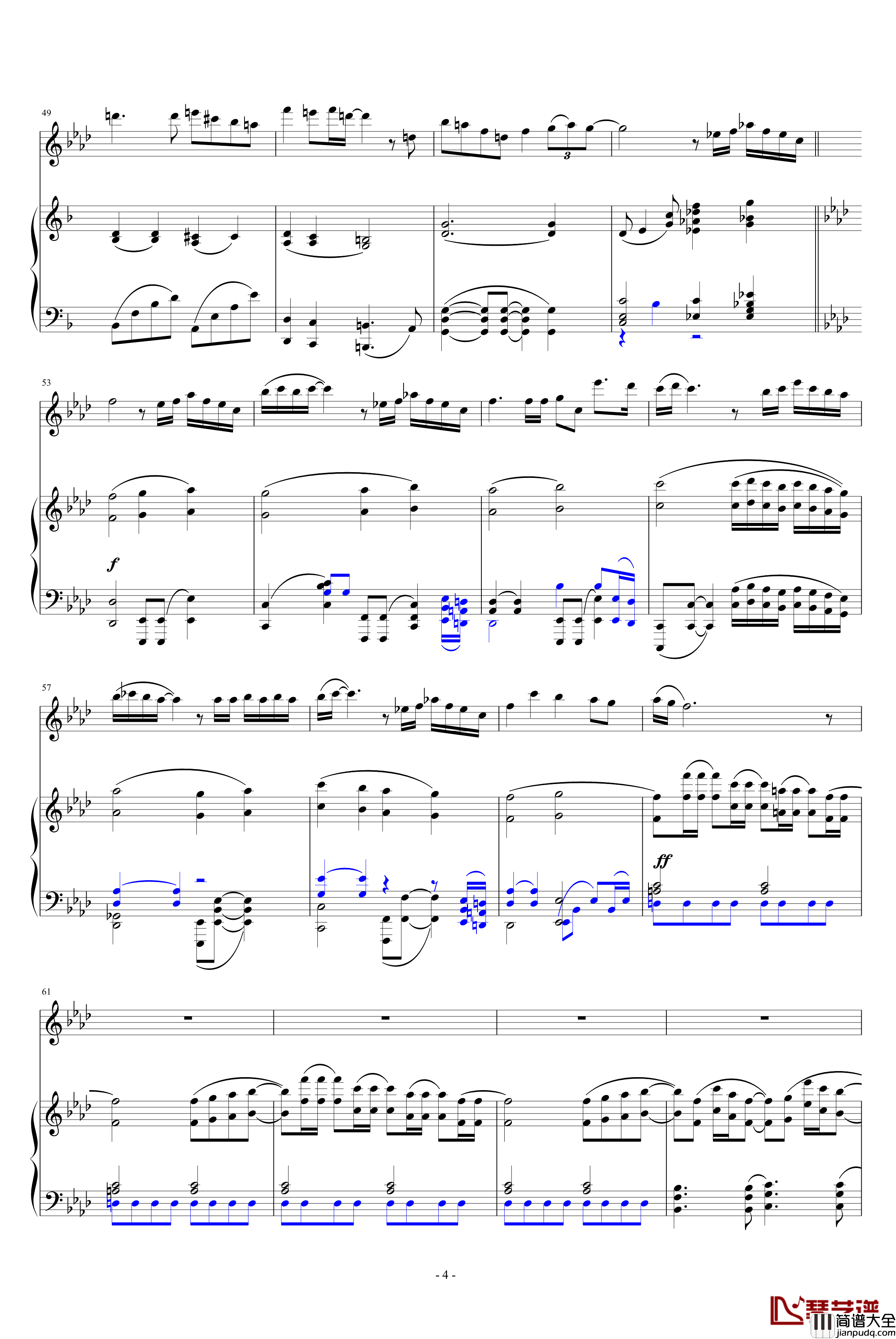 最高の片想い钢琴谱_韩日剧