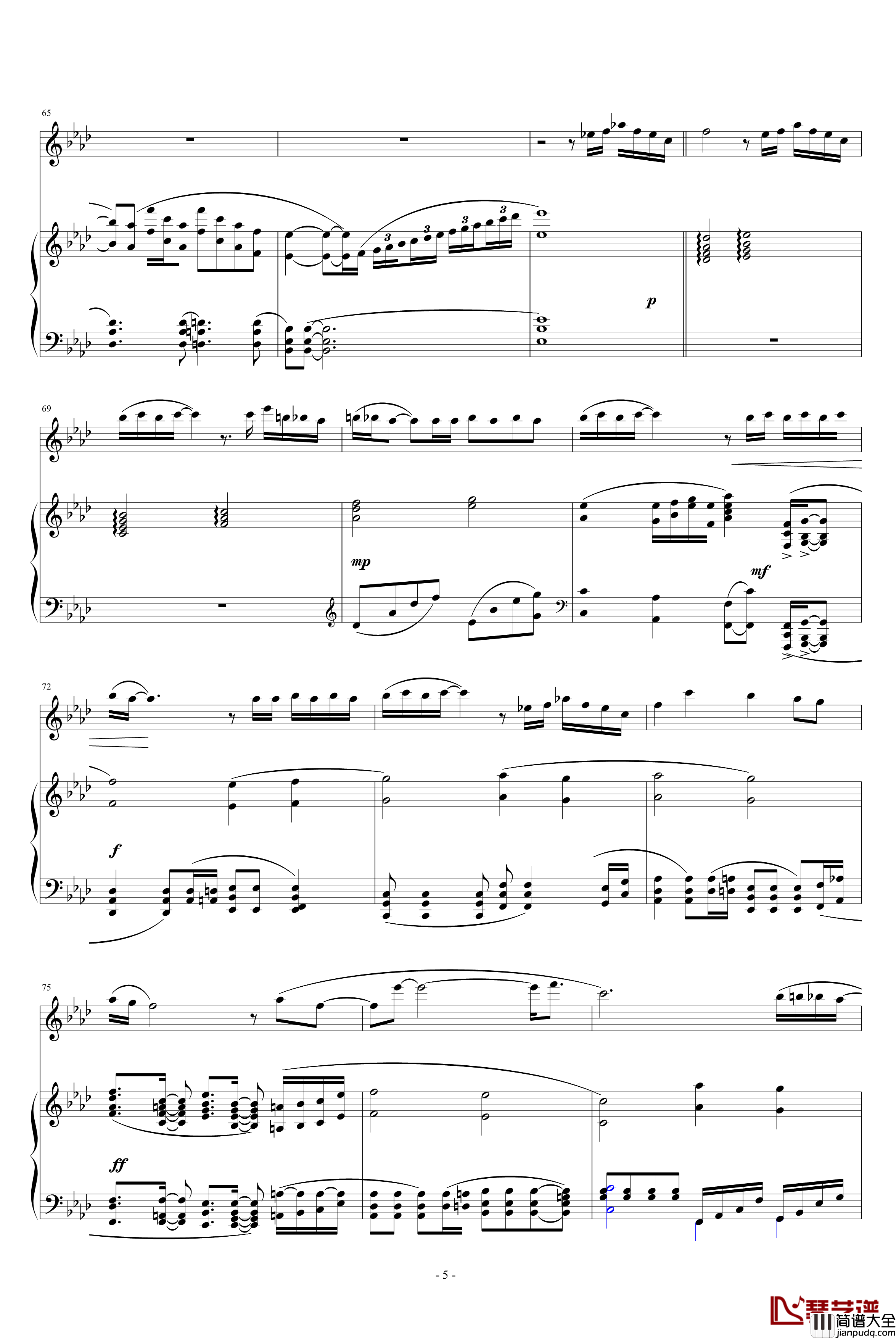 最高の片想い钢琴谱_韩日剧