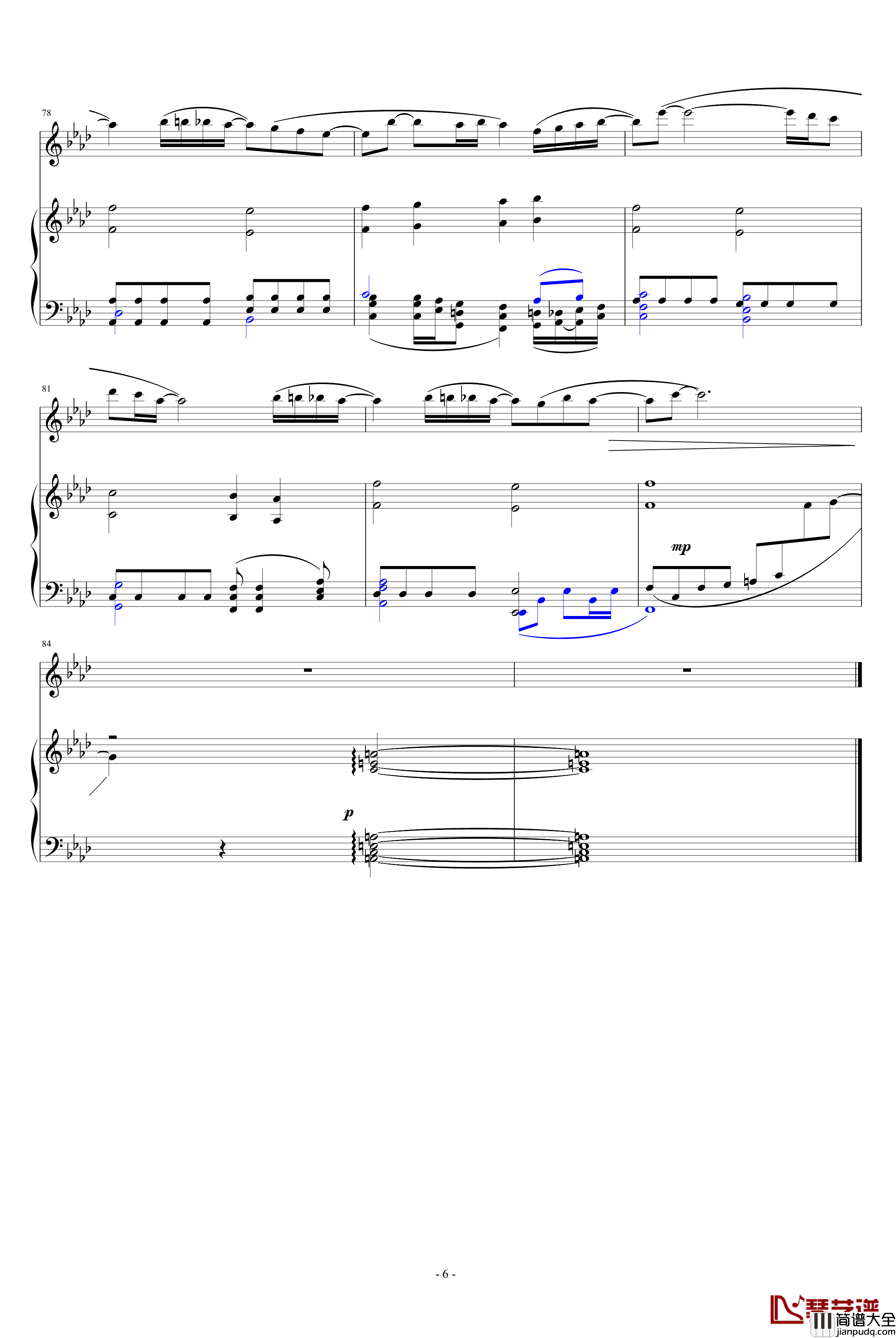 最高の片想い钢琴谱_韩日剧