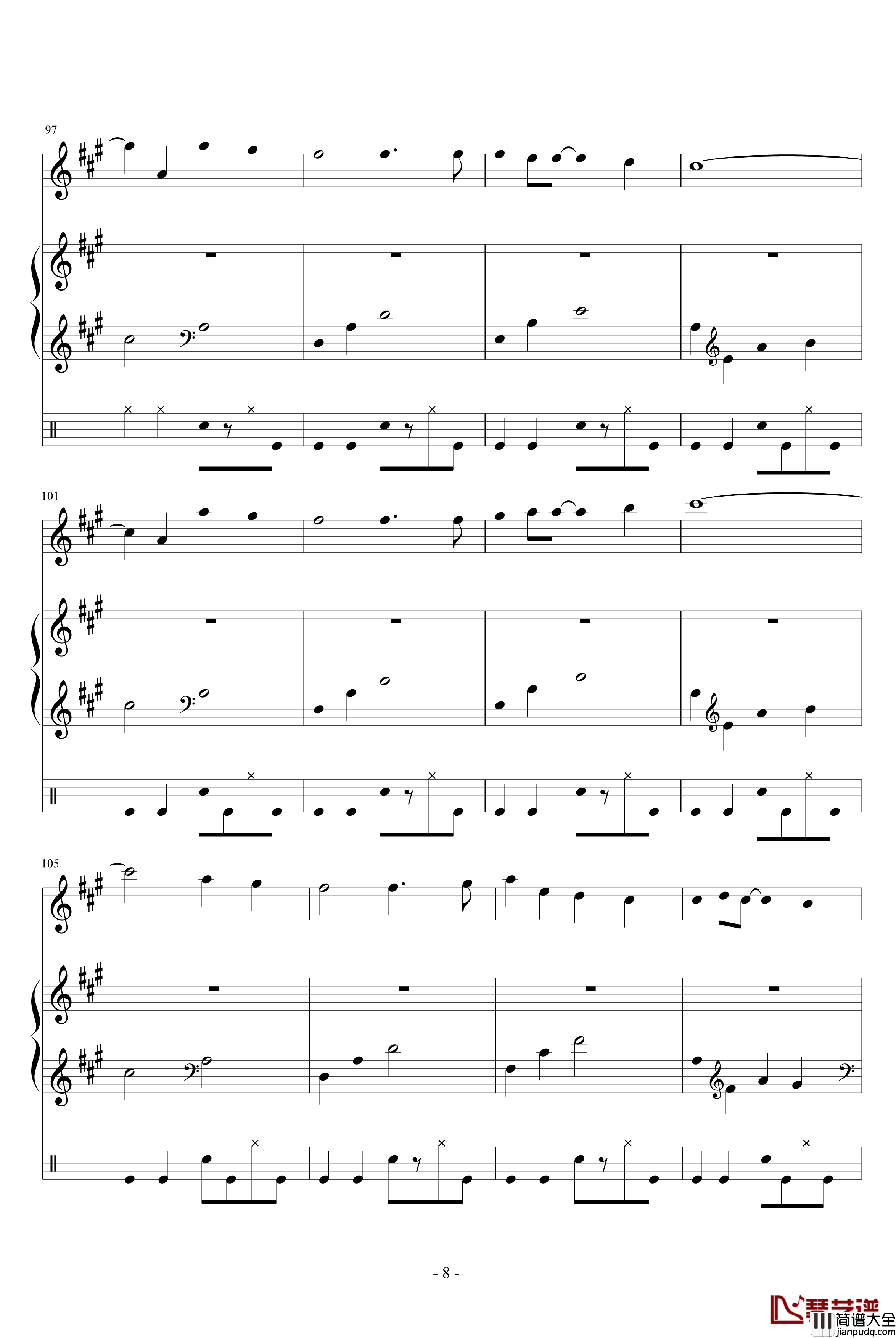 上帝的灵感钢琴谱_吴越