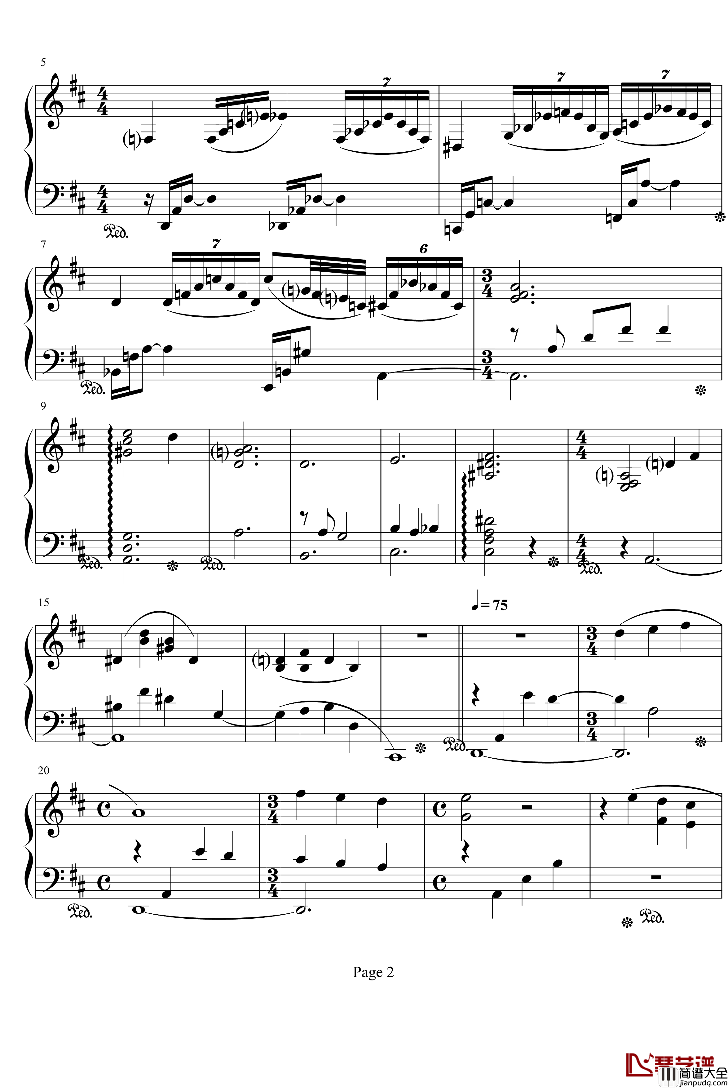 Playing_love钢琴谱_海上钢琴师经典