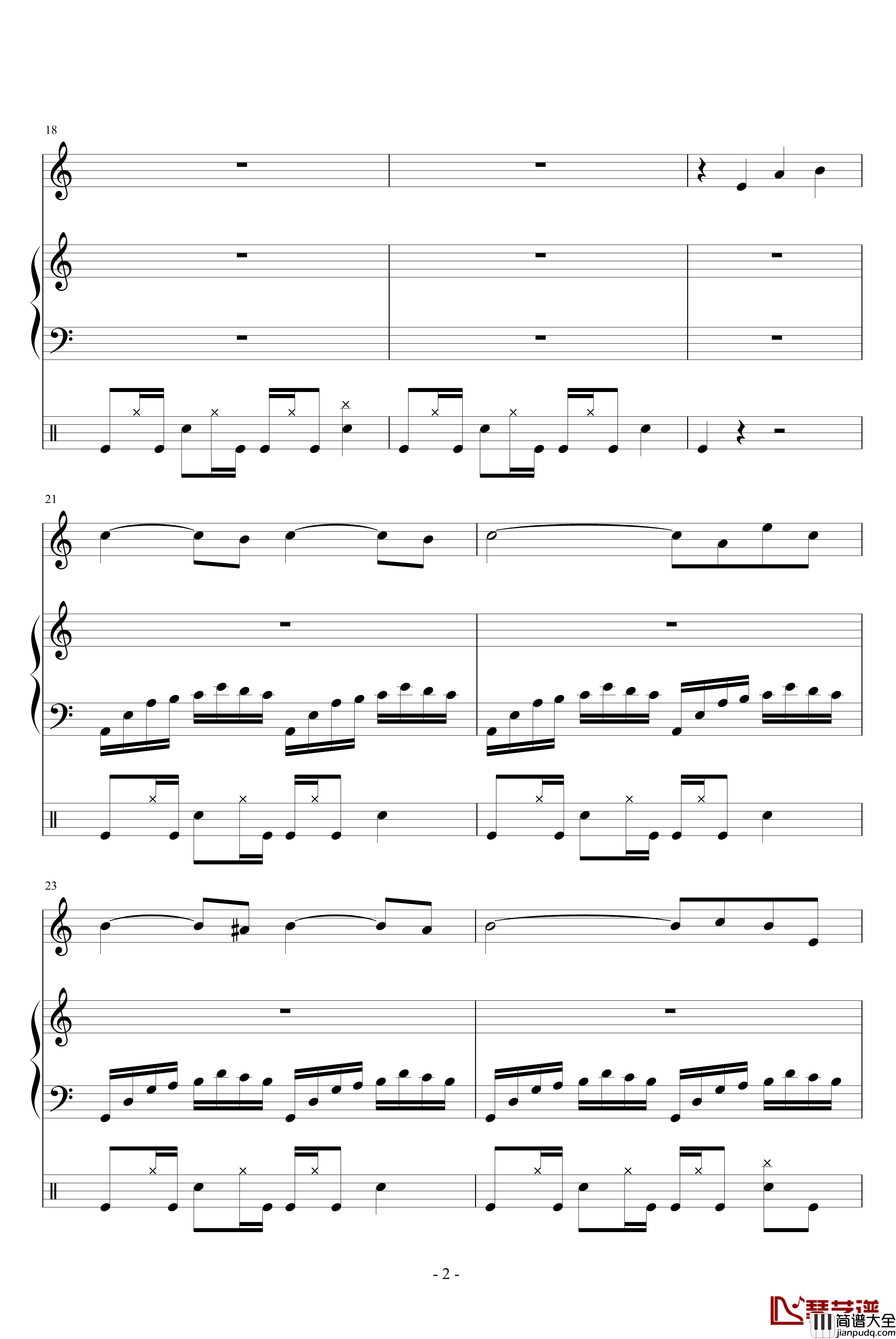 蝴蝶的眼泪钢琴谱_吴越