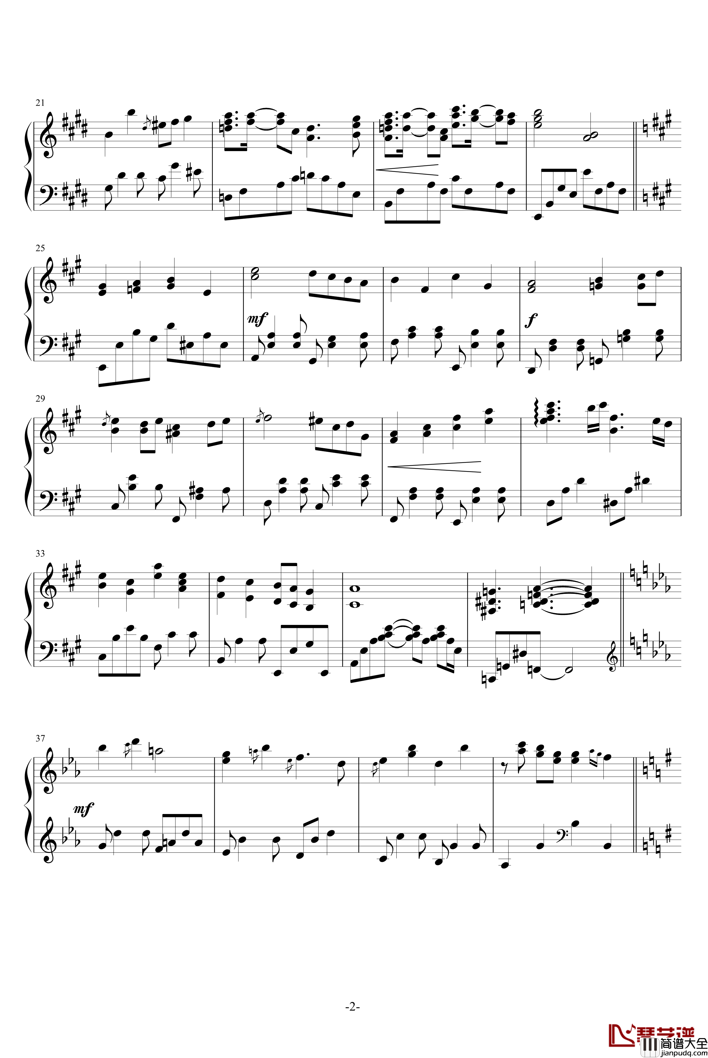 绿茵回忆钢琴谱_天心琴