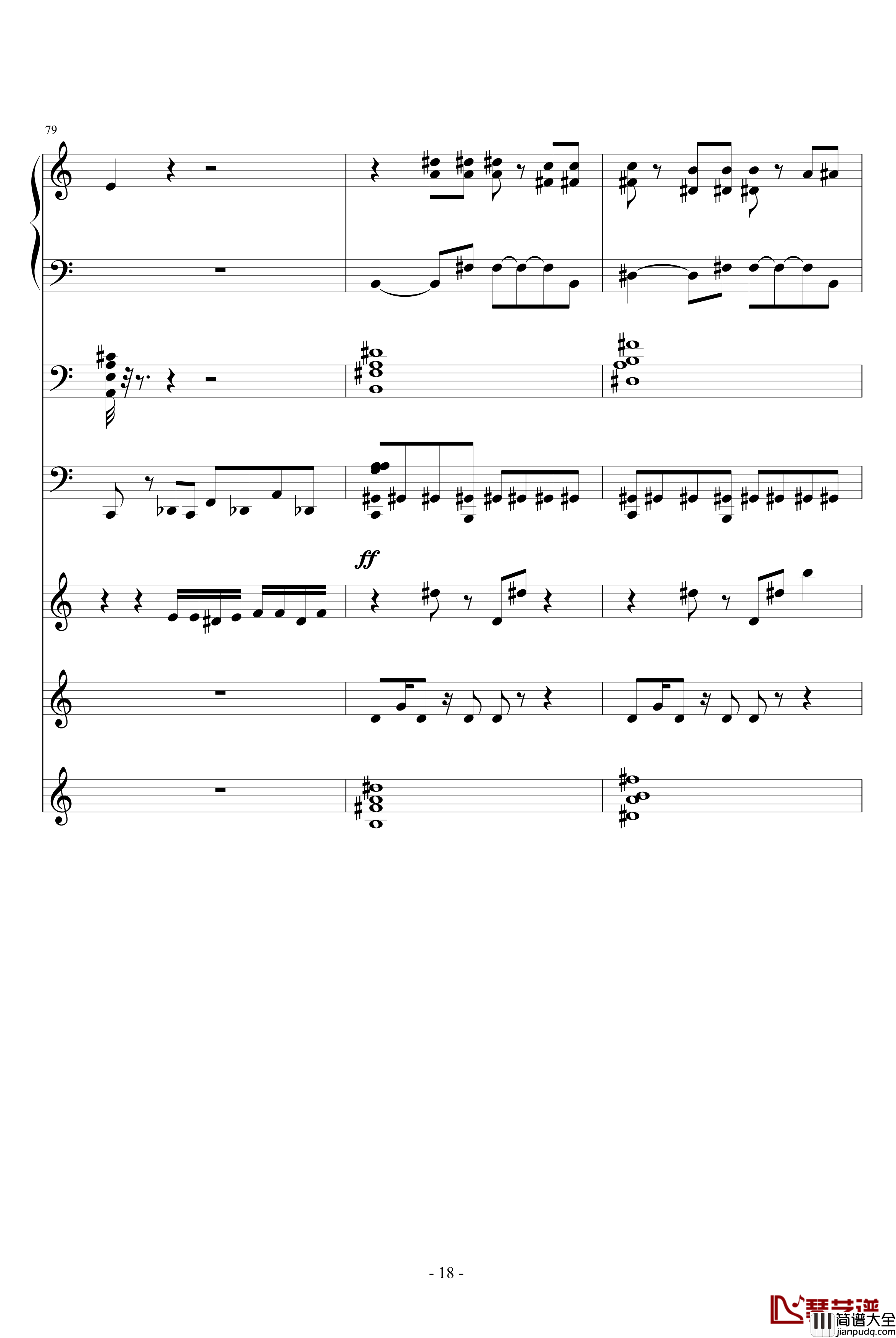 自由之舞钢琴谱_ellocz