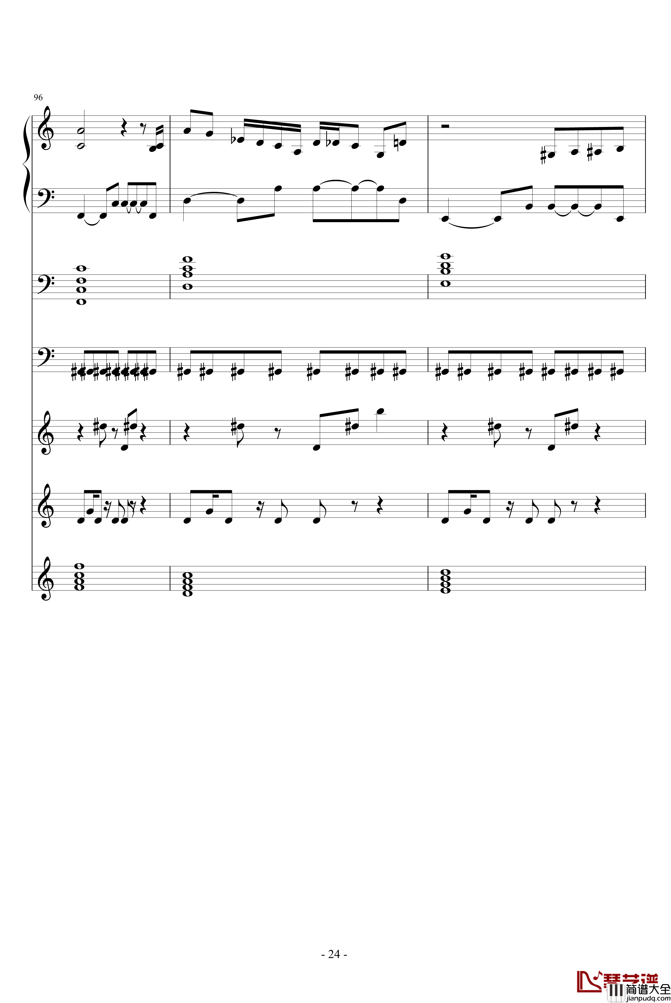 自由之舞钢琴谱_ellocz