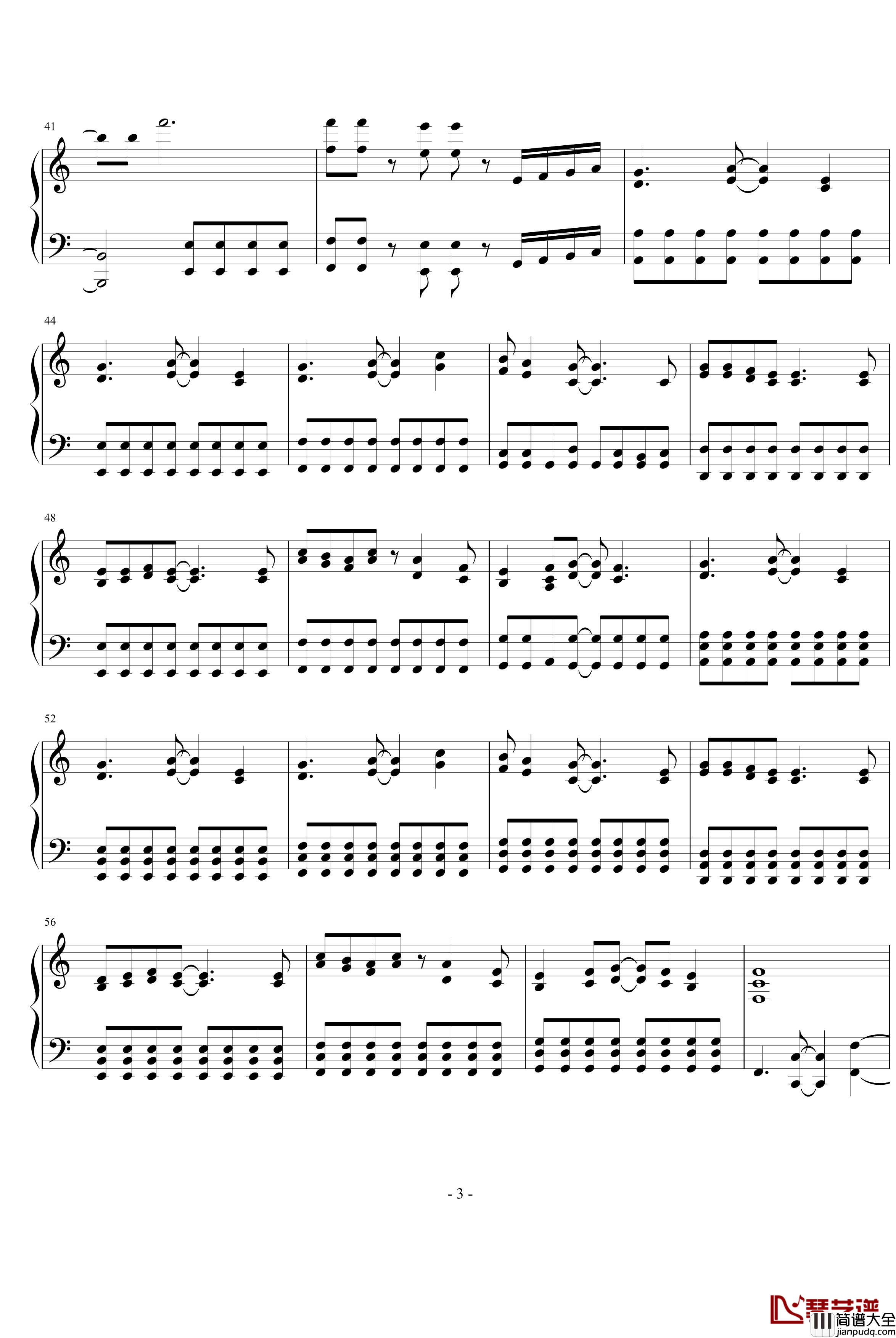 Code_Geass_R2片头曲钢琴谱_叛逆的鲁鲁修