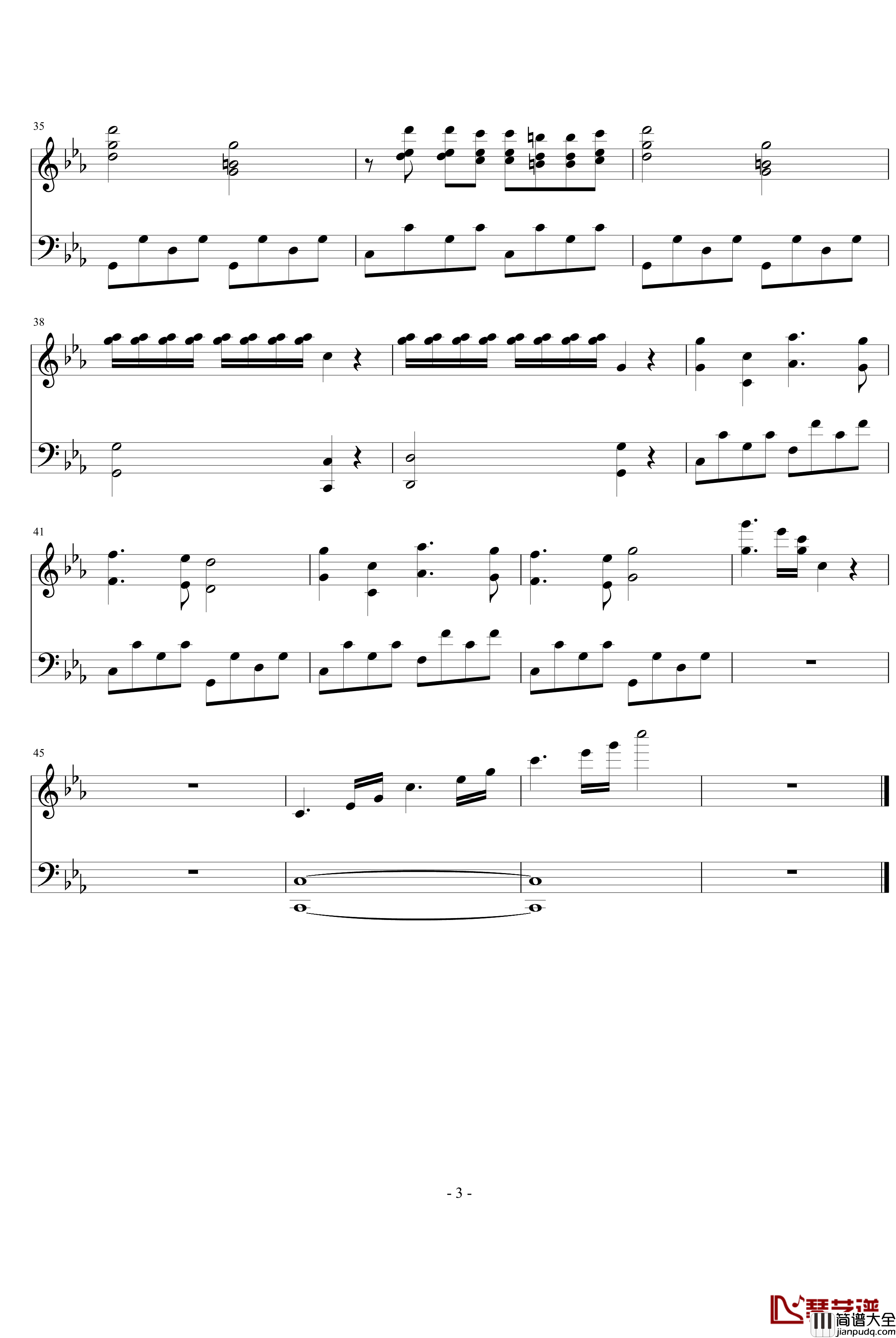 绝望先生插曲钢琴谱_Zetsubou_no_Minuet_动漫影视