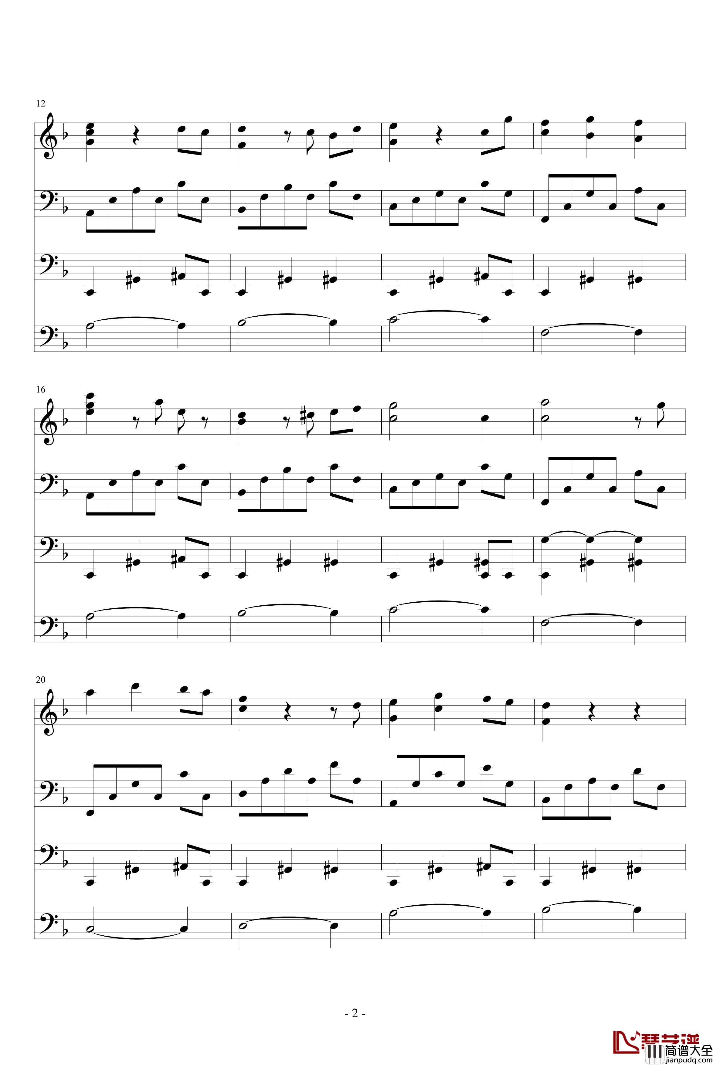 纯真钢琴谱_夜洛圆舞曲第一首_ellocz