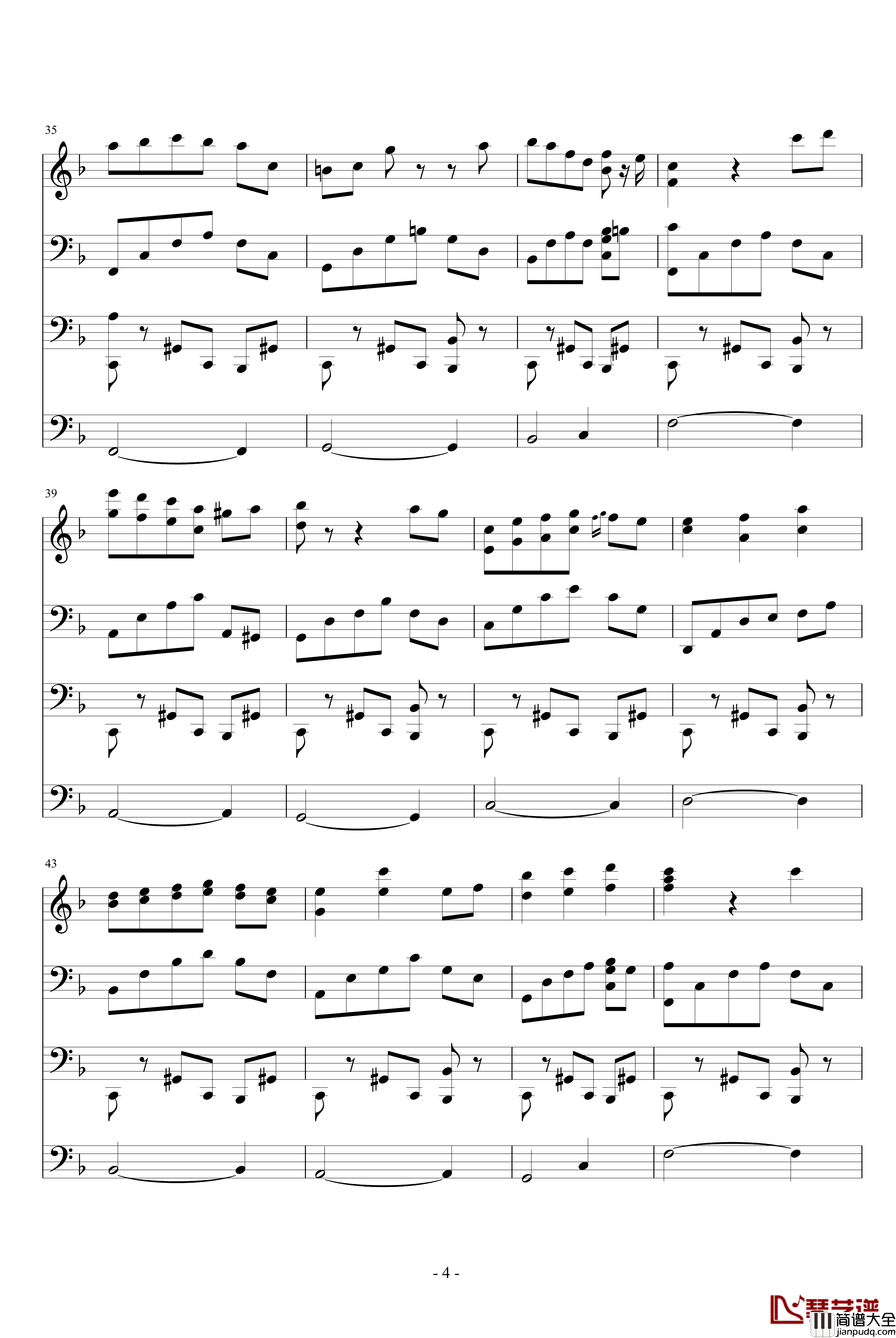 纯真钢琴谱_夜洛圆舞曲第一首_ellocz