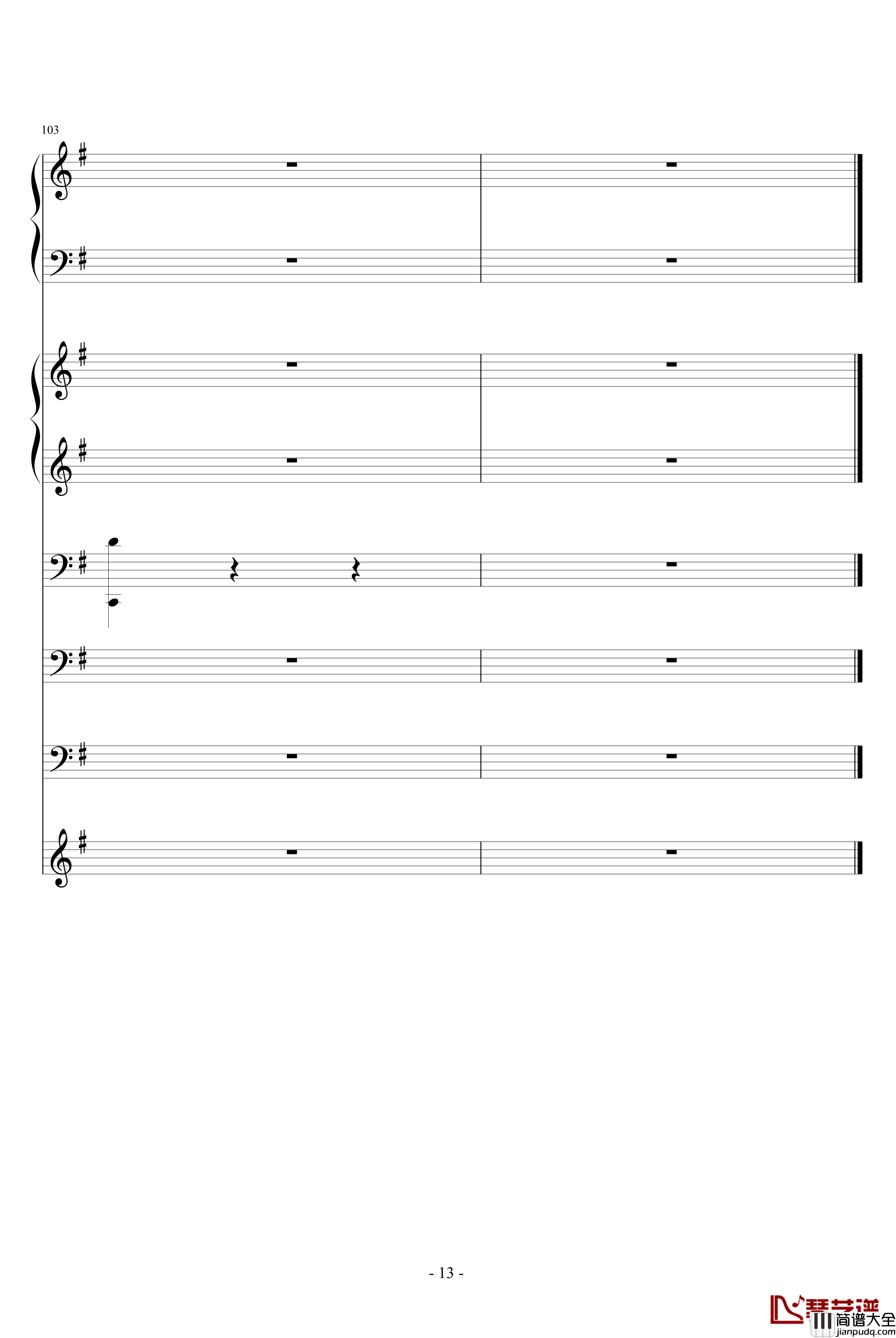 纯真钢琴谱_夜洛圆舞曲第一首_ellocz