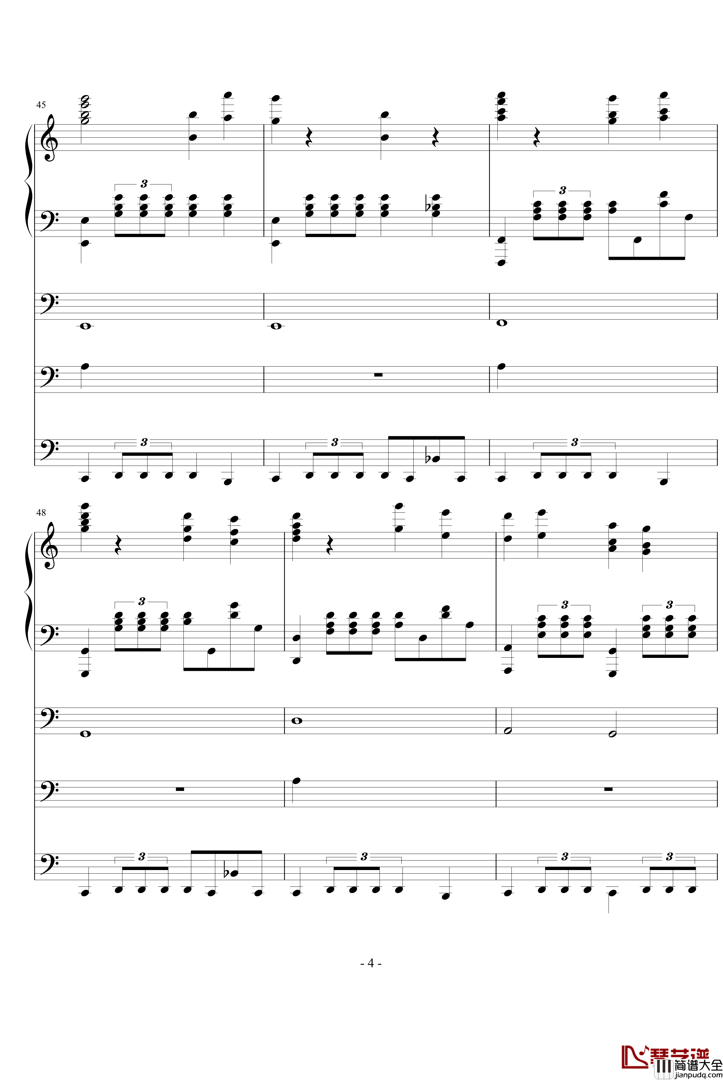 破军钢琴谱_ellocz