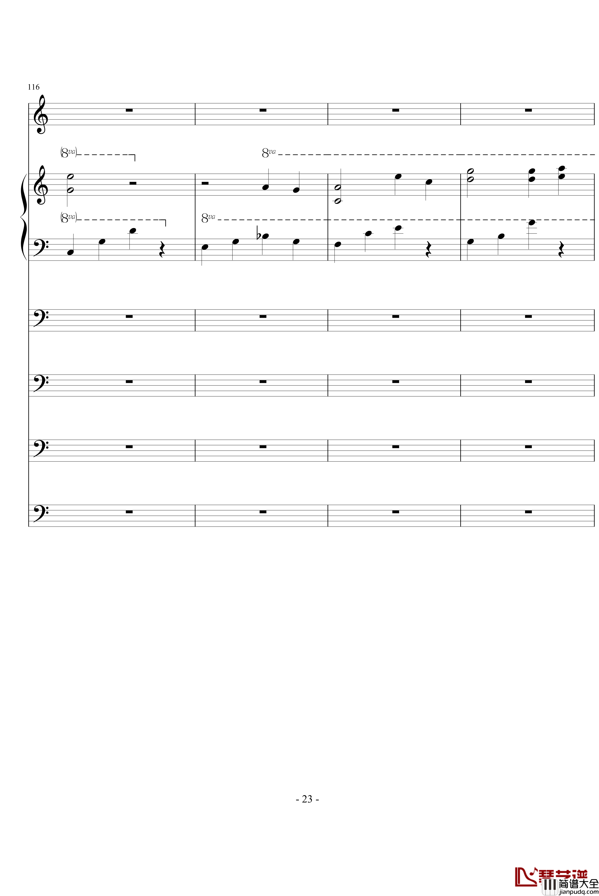 破军钢琴谱_ellocz