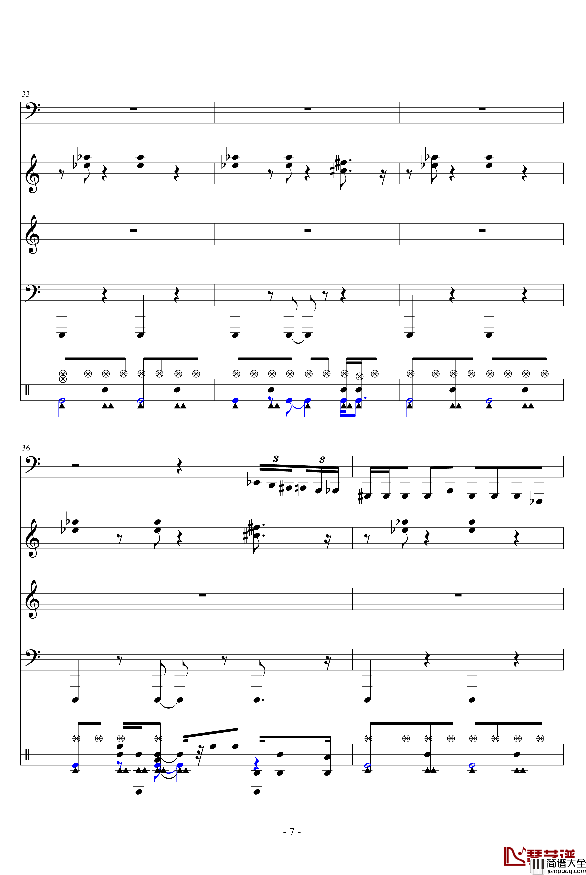 马力医生钢琴谱_超牛的总谱_游戏_FC