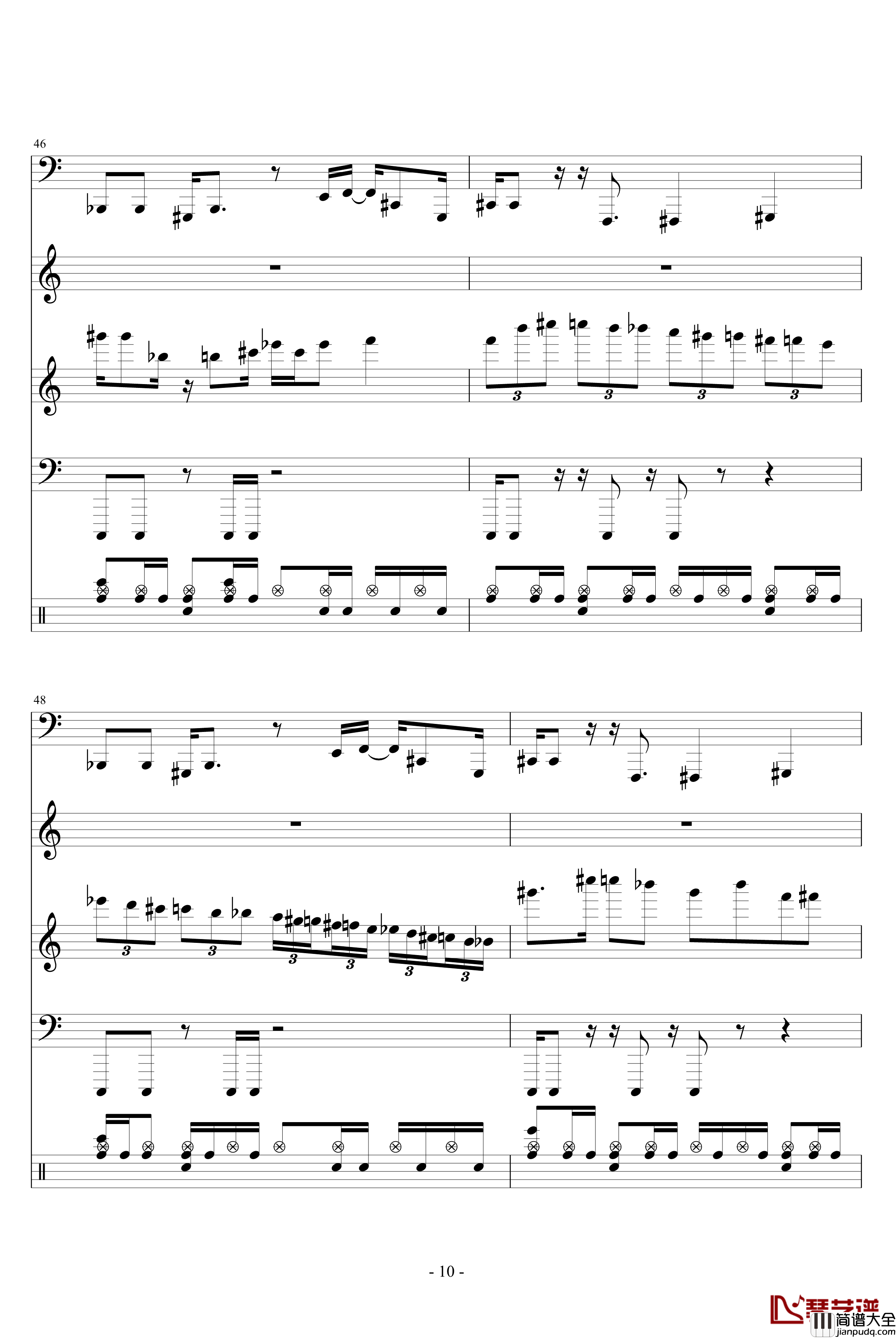 马力医生钢琴谱_超牛的总谱_游戏_FC