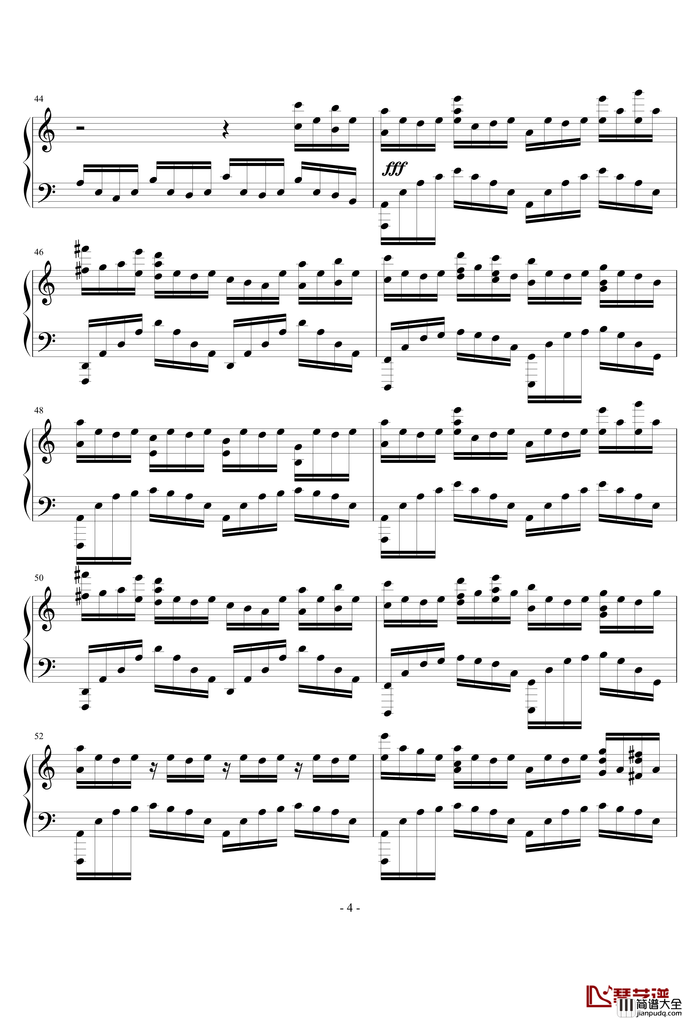 烟城钢琴谱_炎冰城