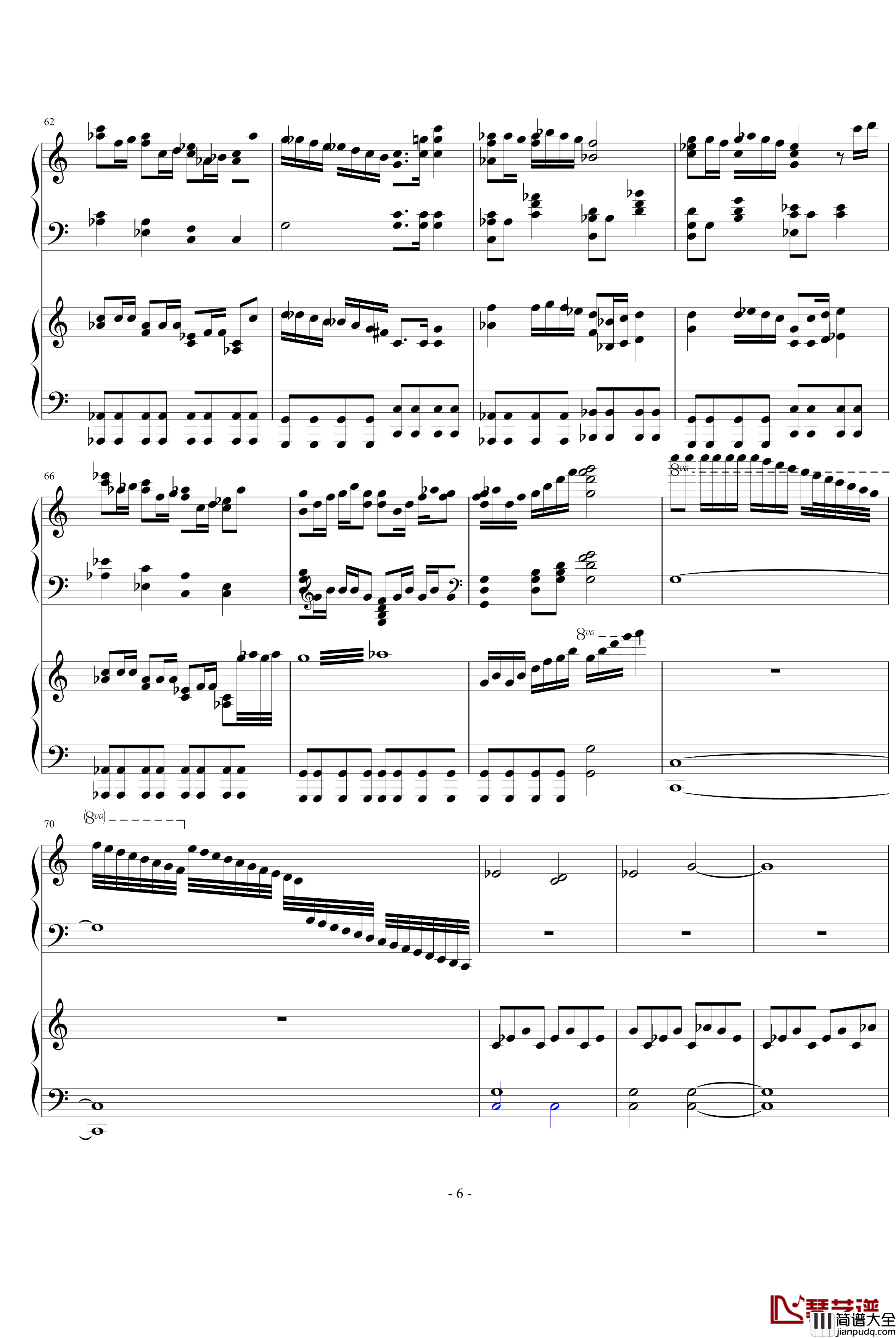 Fuego钢琴谱_aqtq314