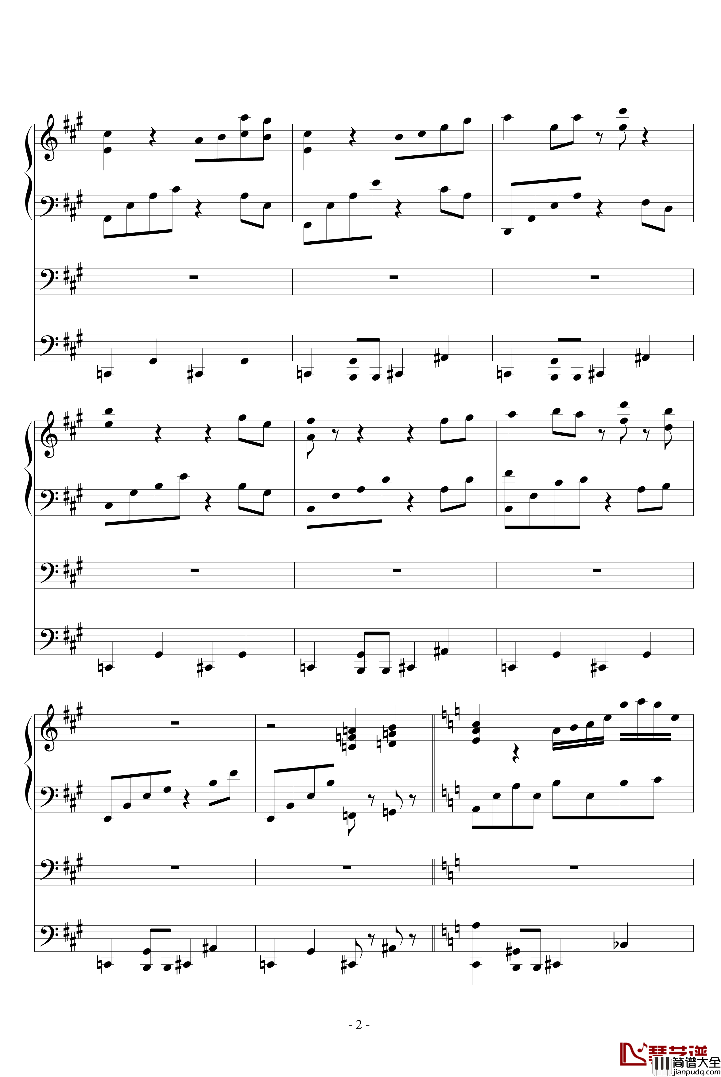 故乡月钢琴谱_ellocz