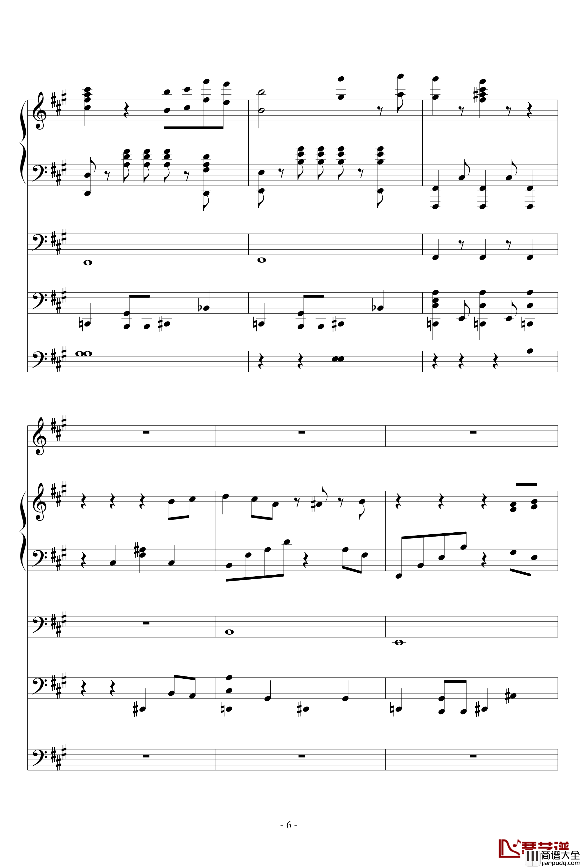 故乡月钢琴谱_ellocz