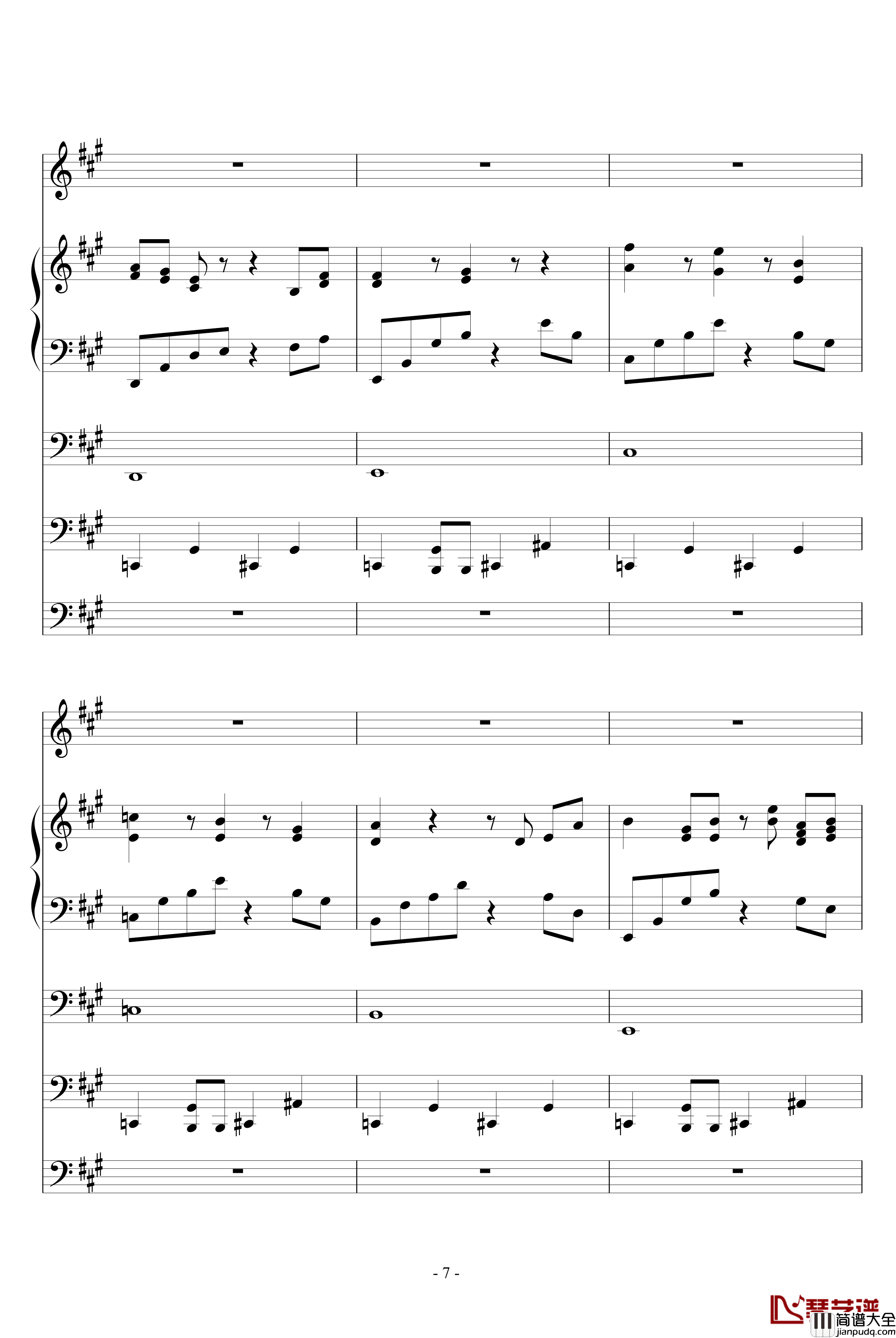 故乡月钢琴谱_ellocz