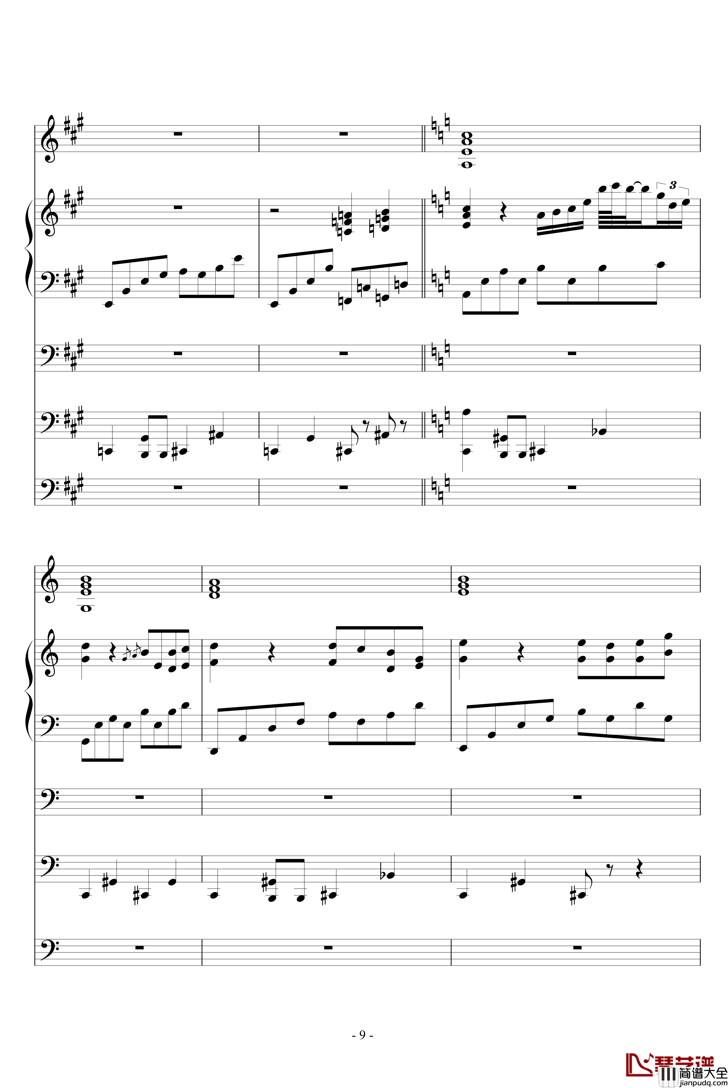 故乡月钢琴谱_ellocz