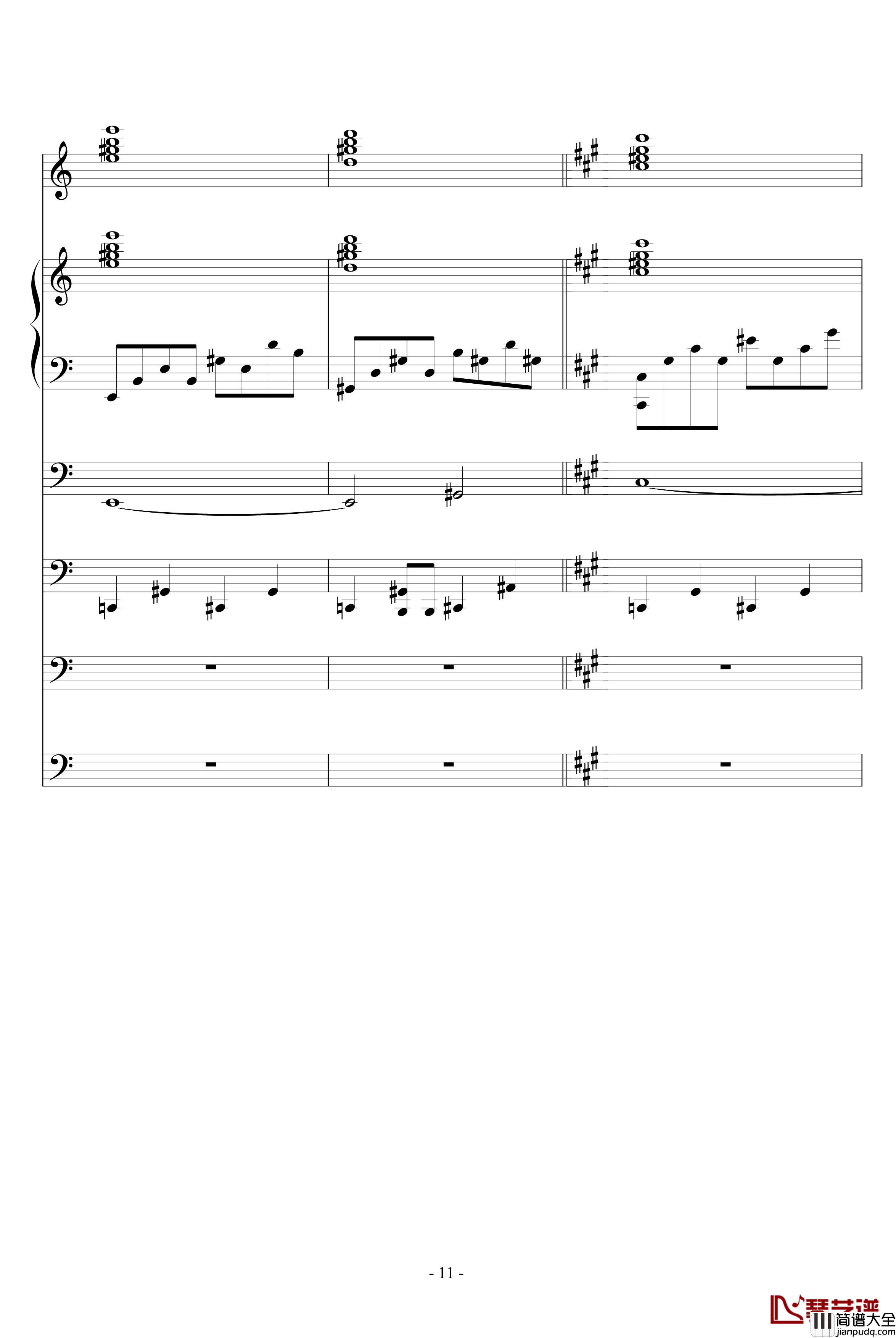 故乡月钢琴谱_ellocz