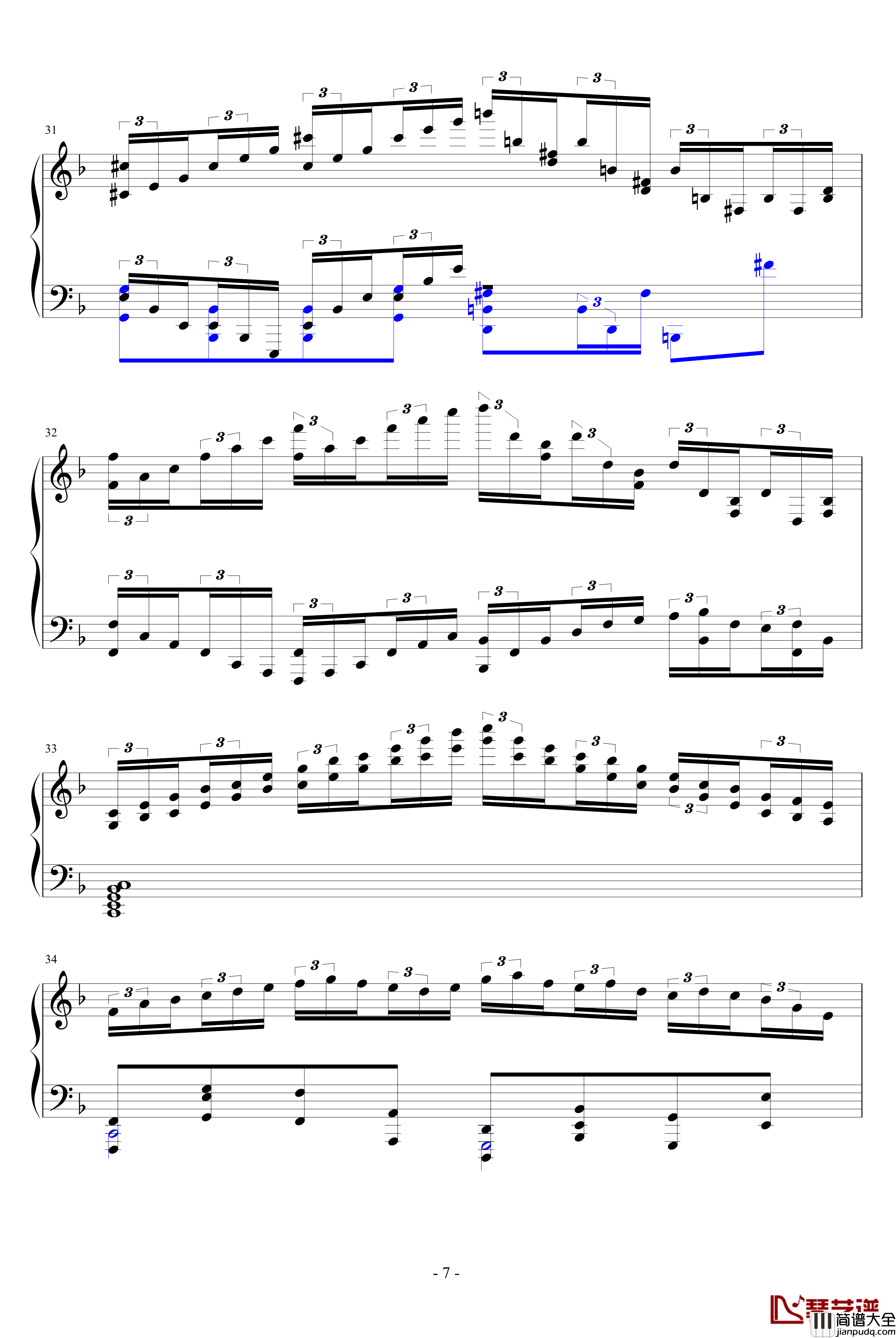 d小调无穷动钢琴谱_PARROT186