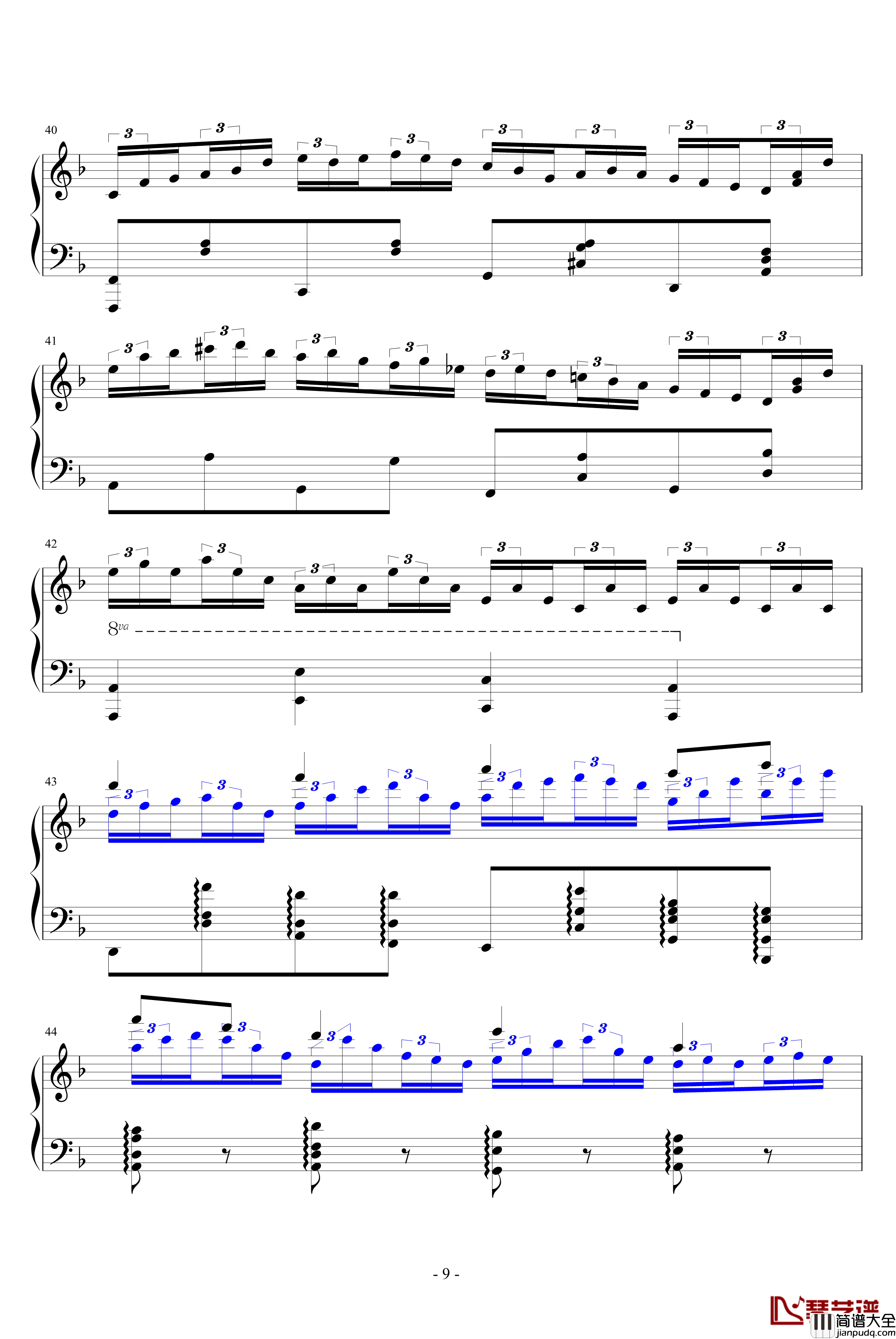 d小调无穷动钢琴谱_PARROT186