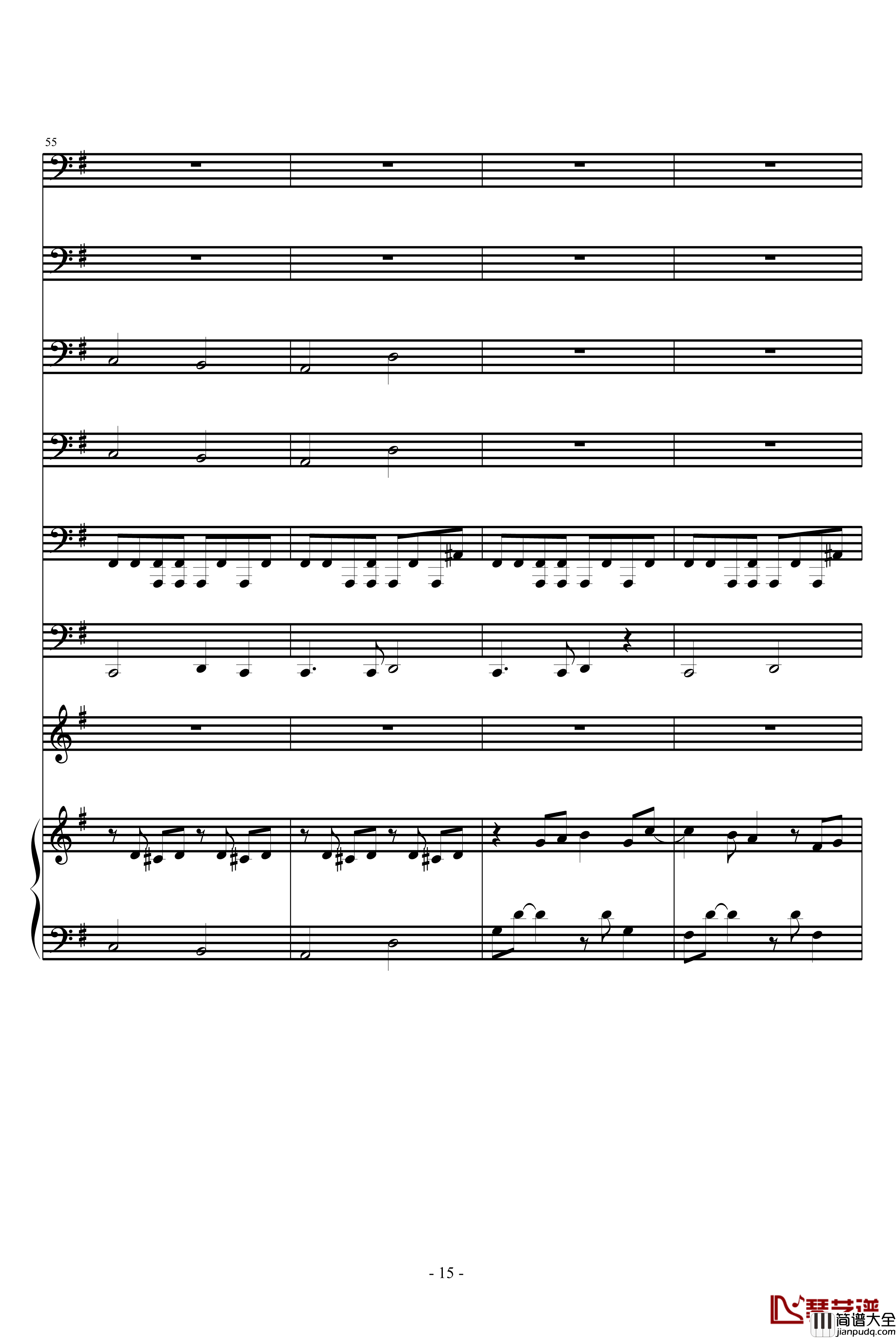 你的夏天钢琴谱_圆圆怕蚊子