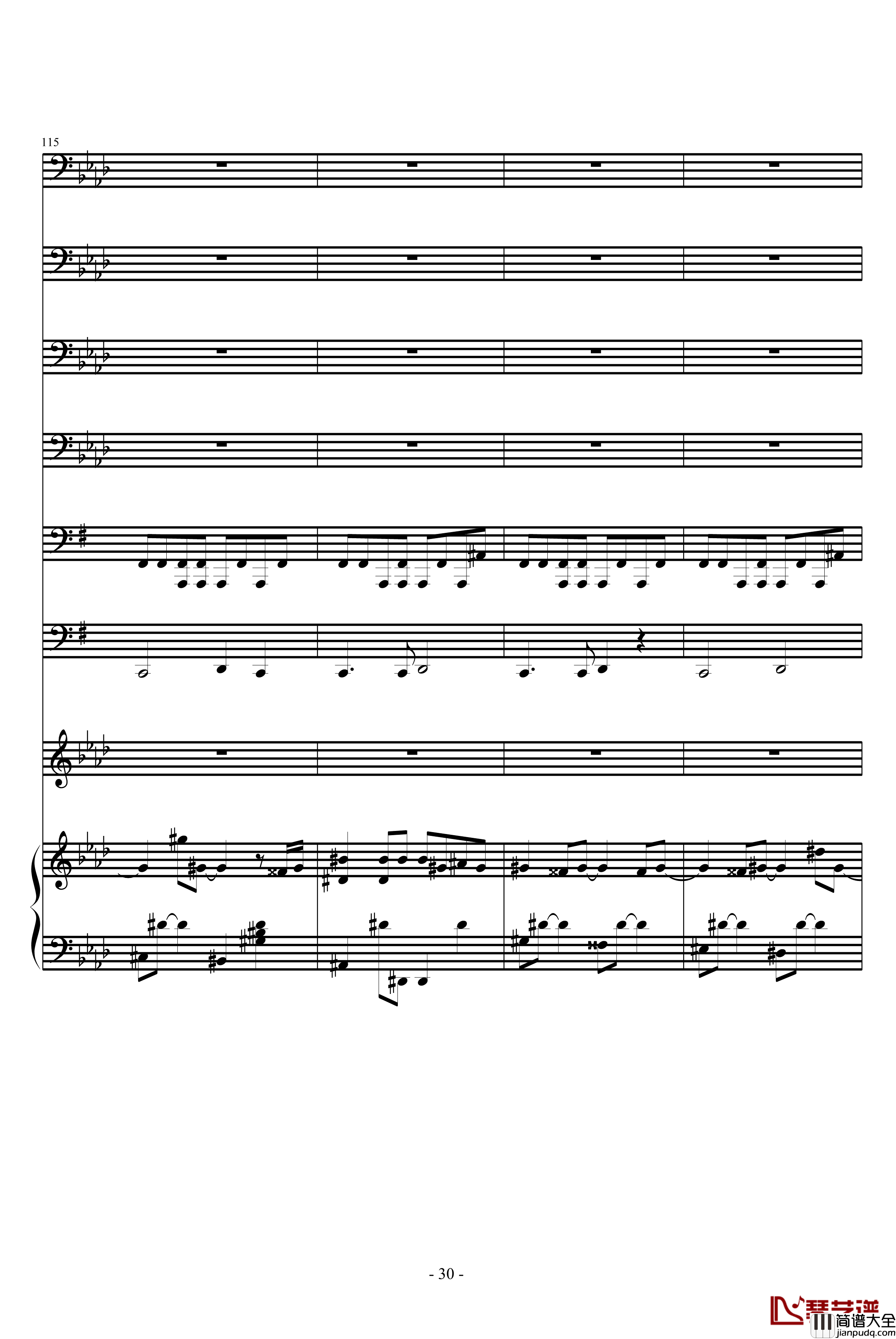 你的夏天钢琴谱_圆圆怕蚊子