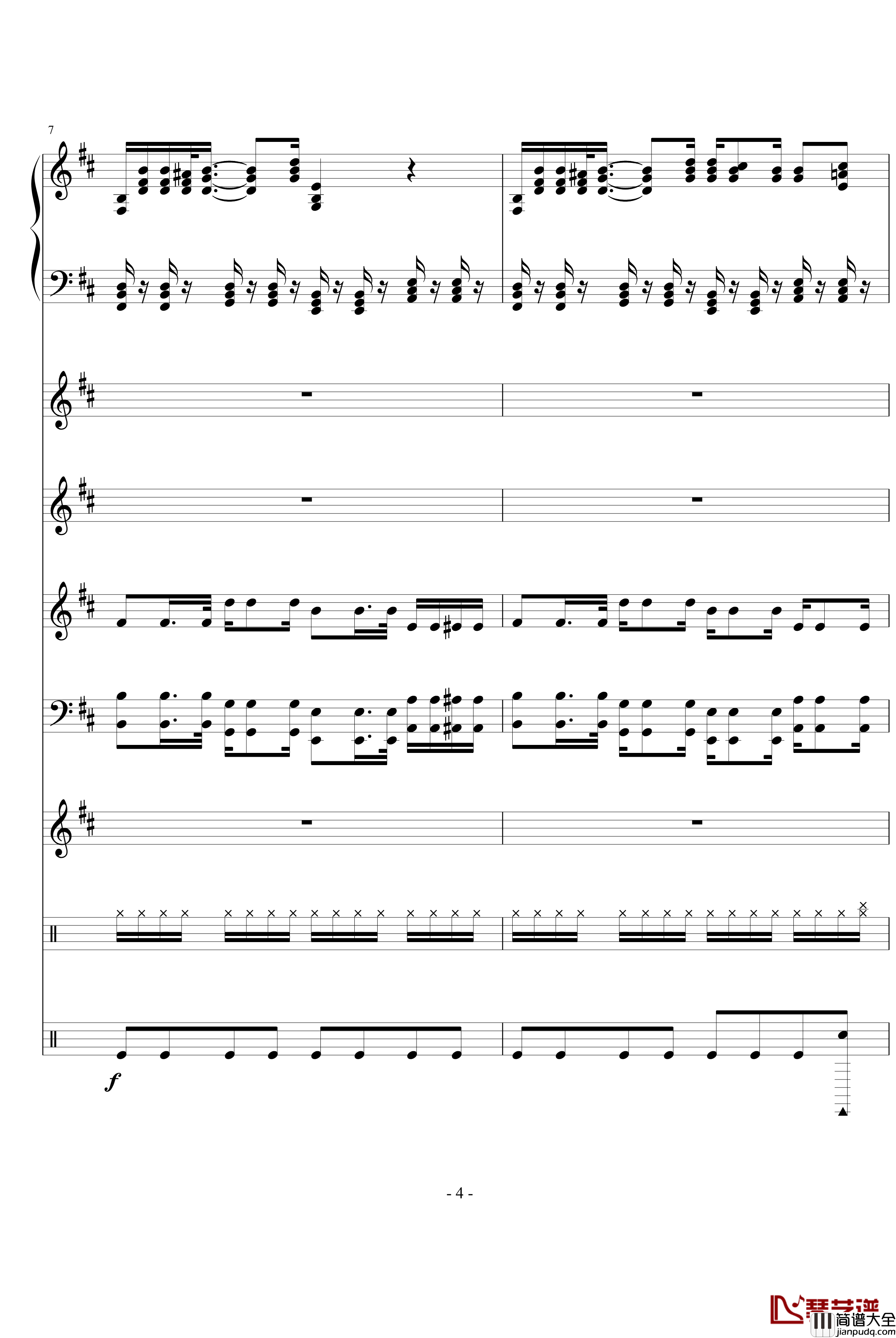 Moi_Lolita钢琴谱_钢琴混音版总谱_Alizee