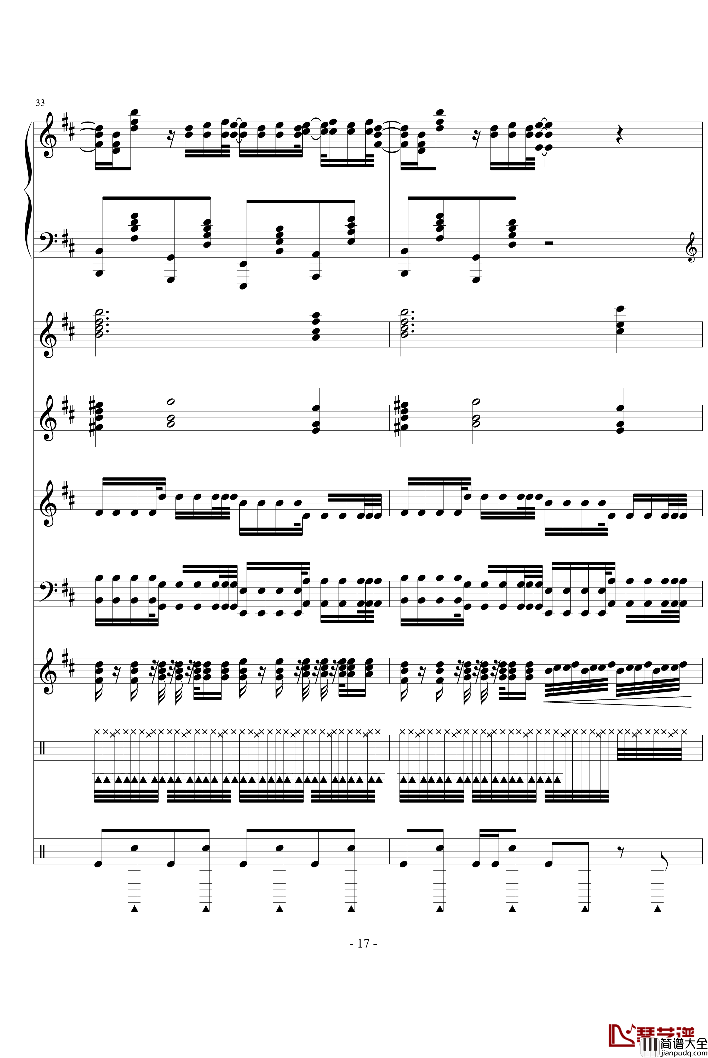 Moi_Lolita钢琴谱_钢琴混音版总谱_Alizee