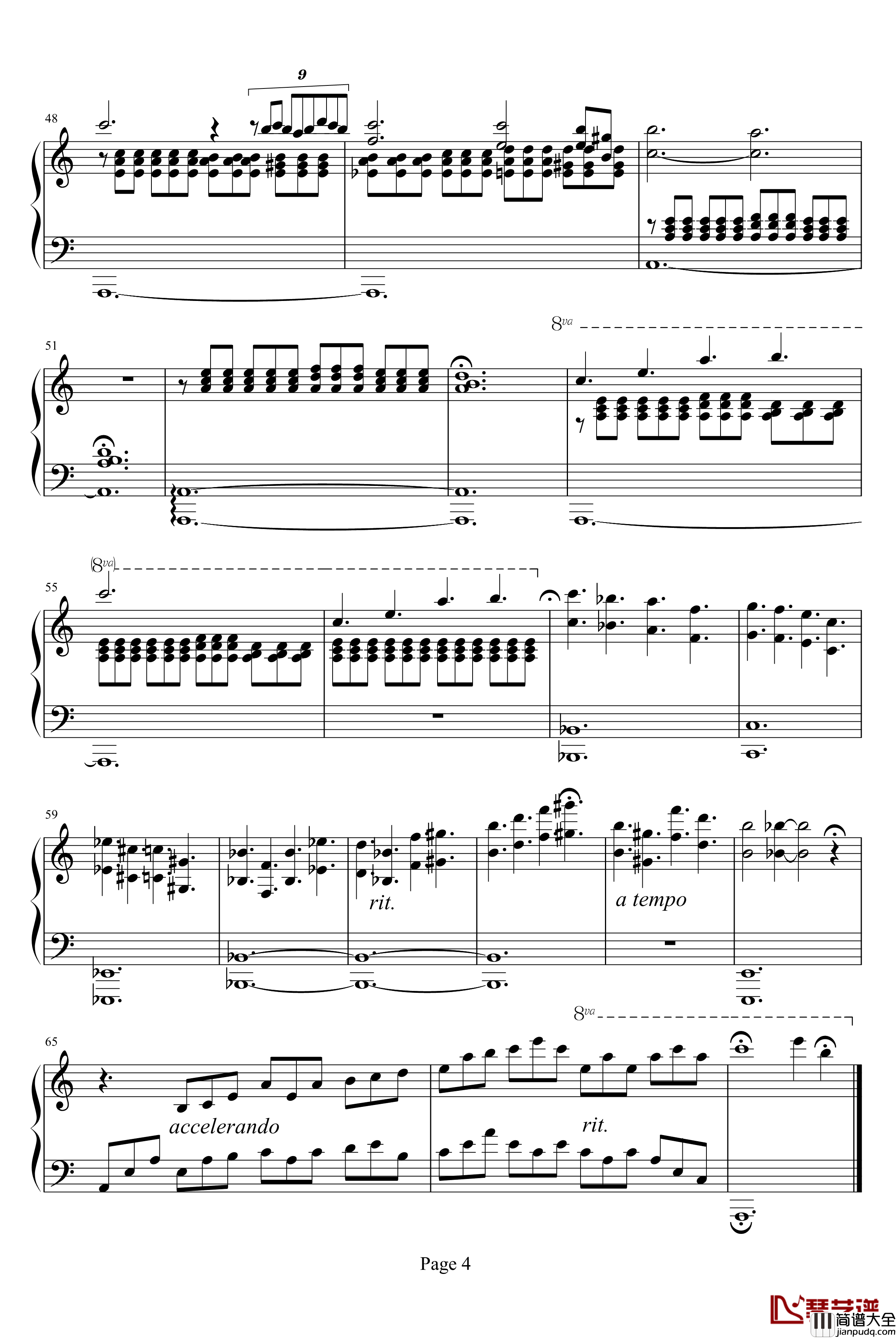 残月秋风钢琴谱_未知分类