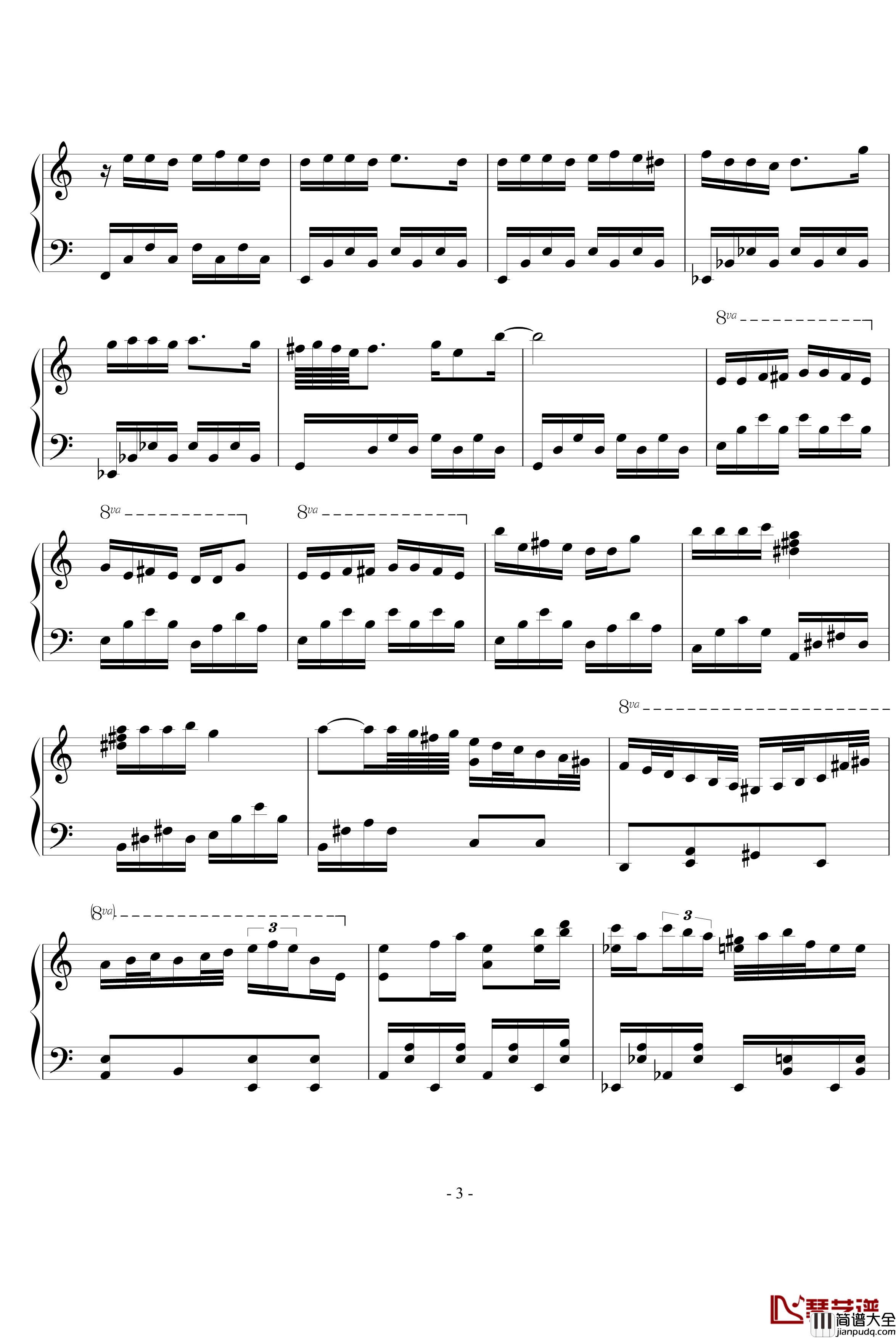 圣少女领域钢琴谱_蔷薇少女第二季主题曲_动漫影视