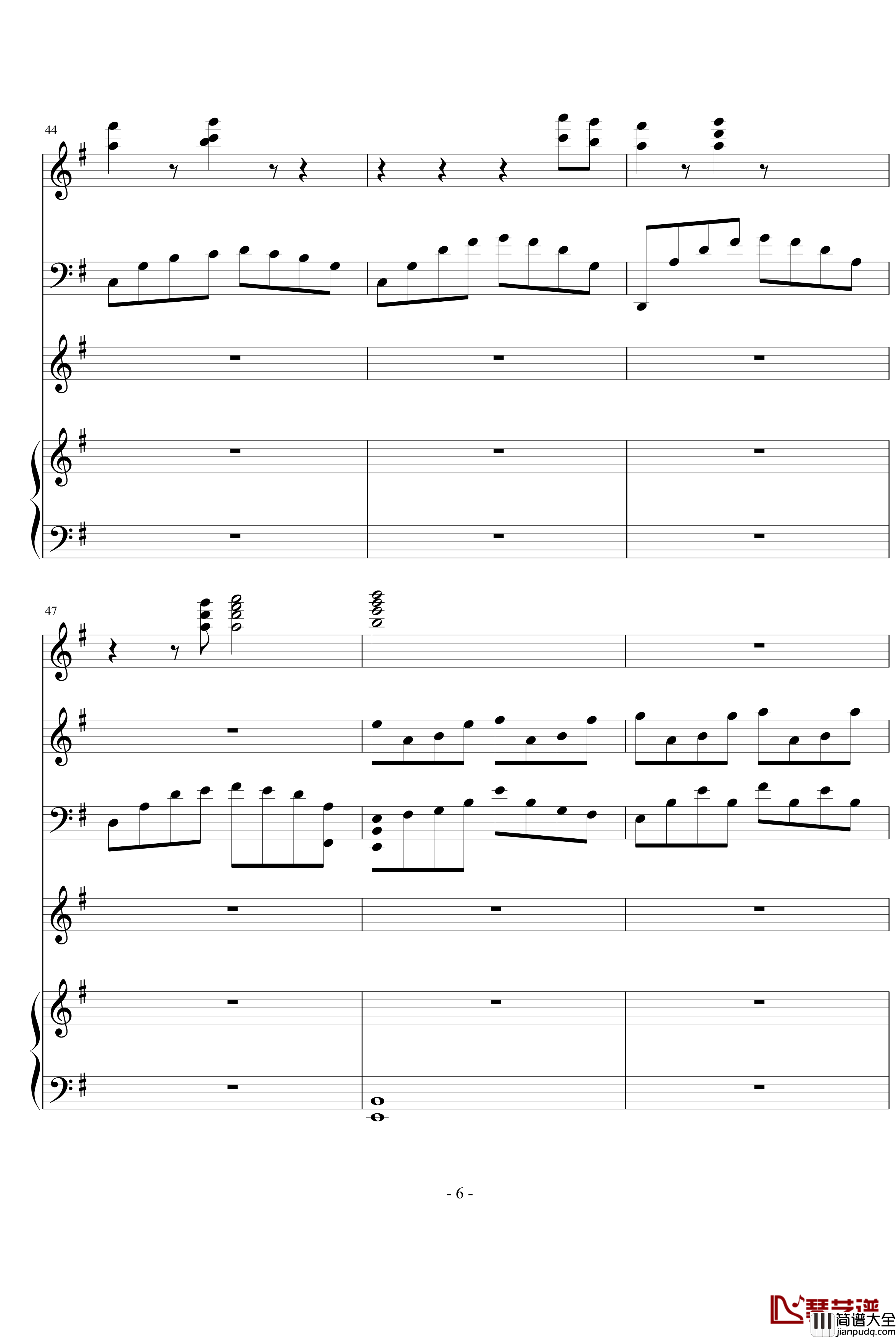 焕殇钢琴谱_ellocz