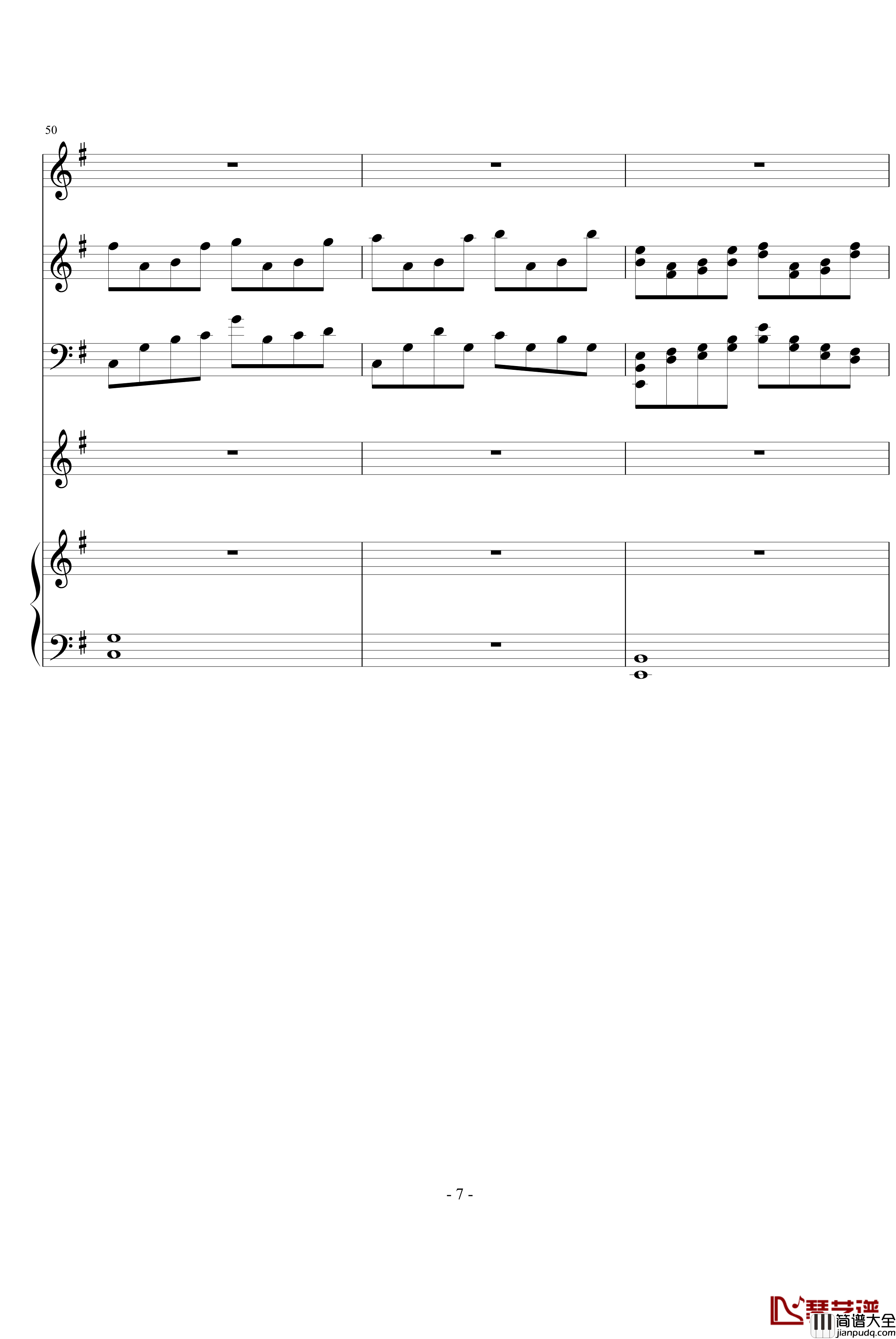 焕殇钢琴谱_ellocz