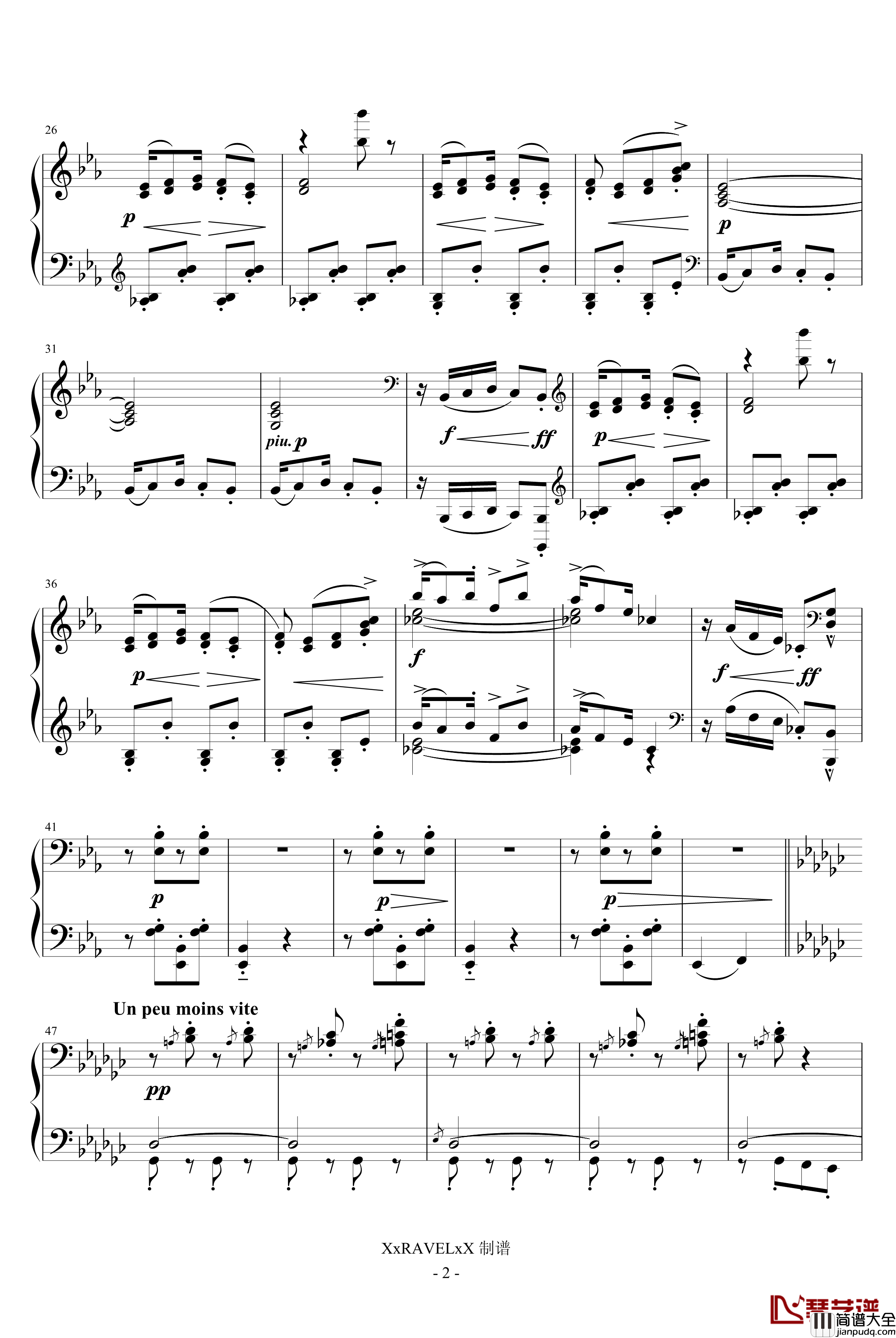 儿童乐园钢琴谱_木偶的步态舞_德彪西