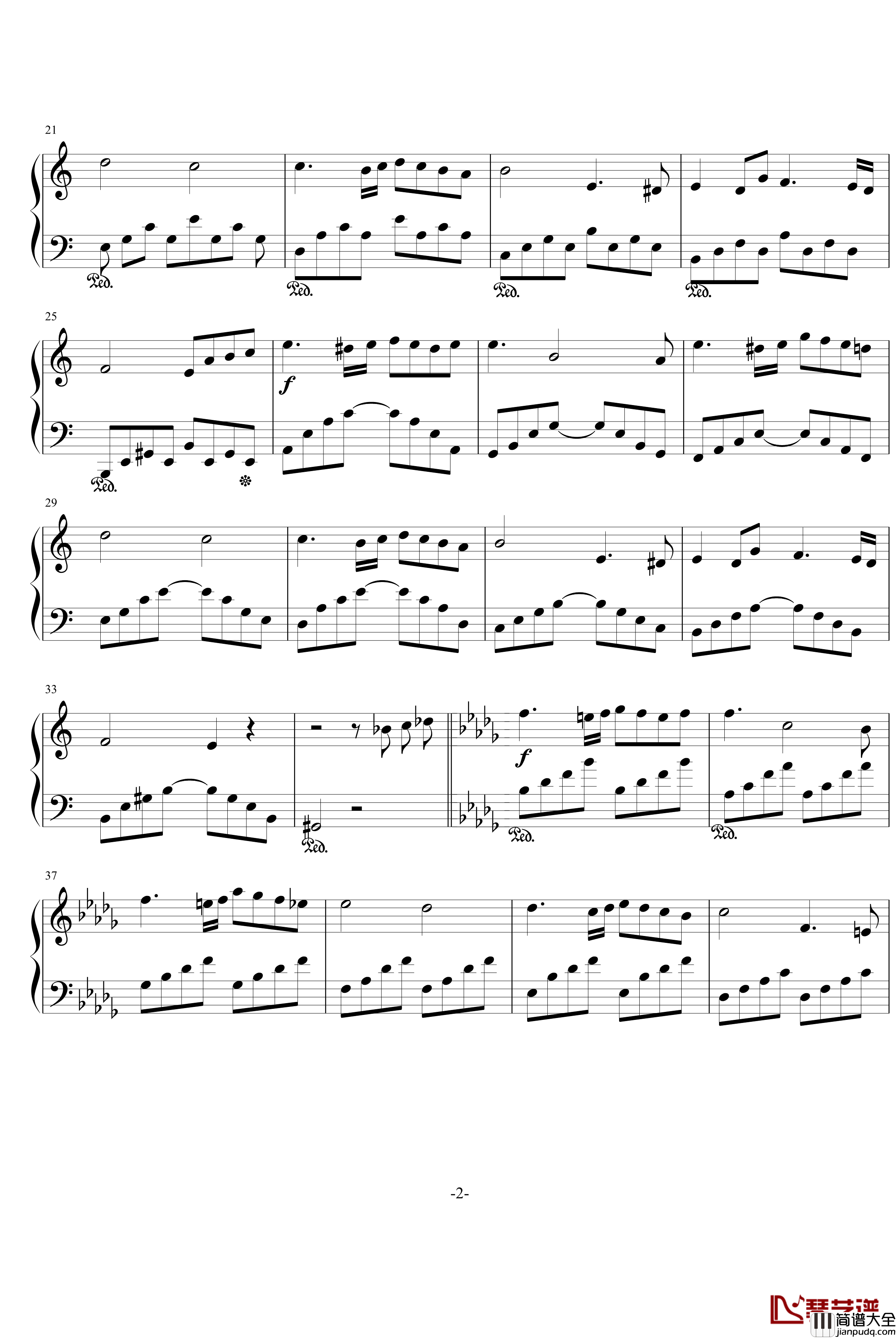 Dance_to_the_Death钢琴谱_AlexLiu扒谱+改编_下村阳子