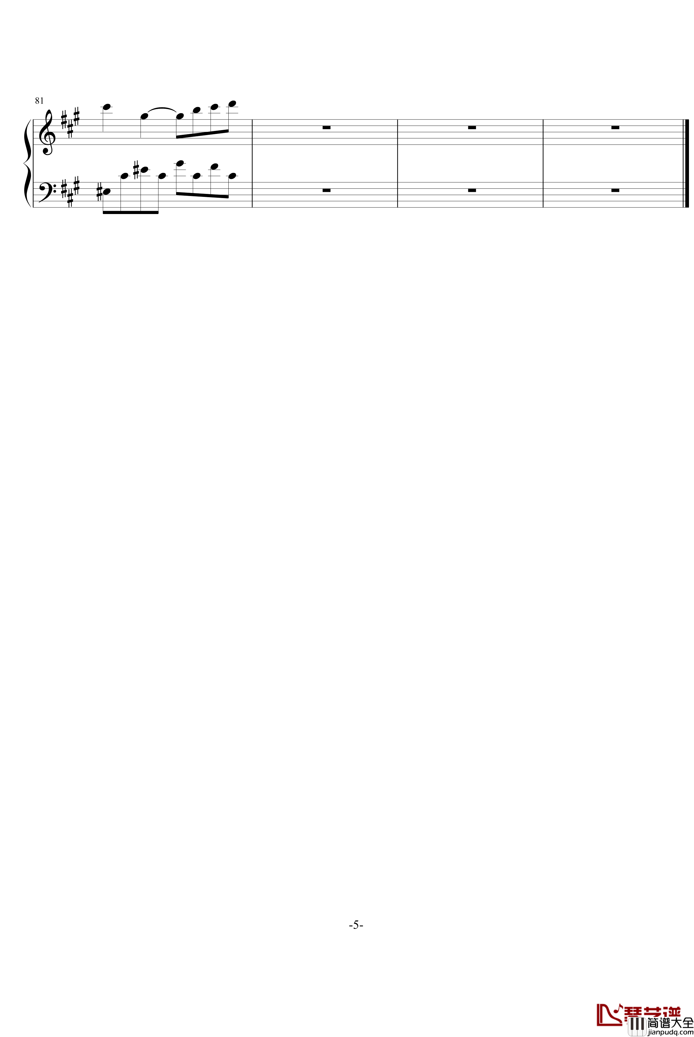 夜的边境钢琴谱_3028102