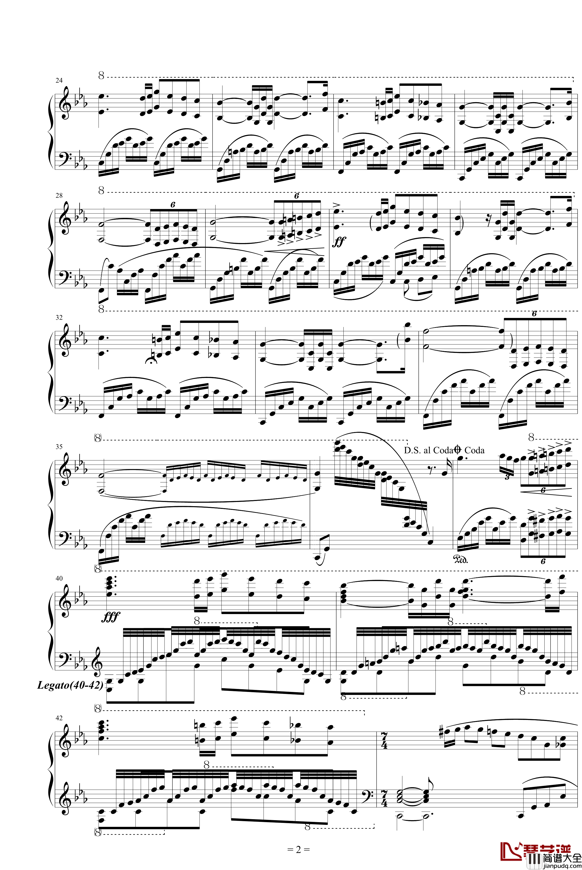 爱的协奏曲钢琴谱_特别版_克莱德曼