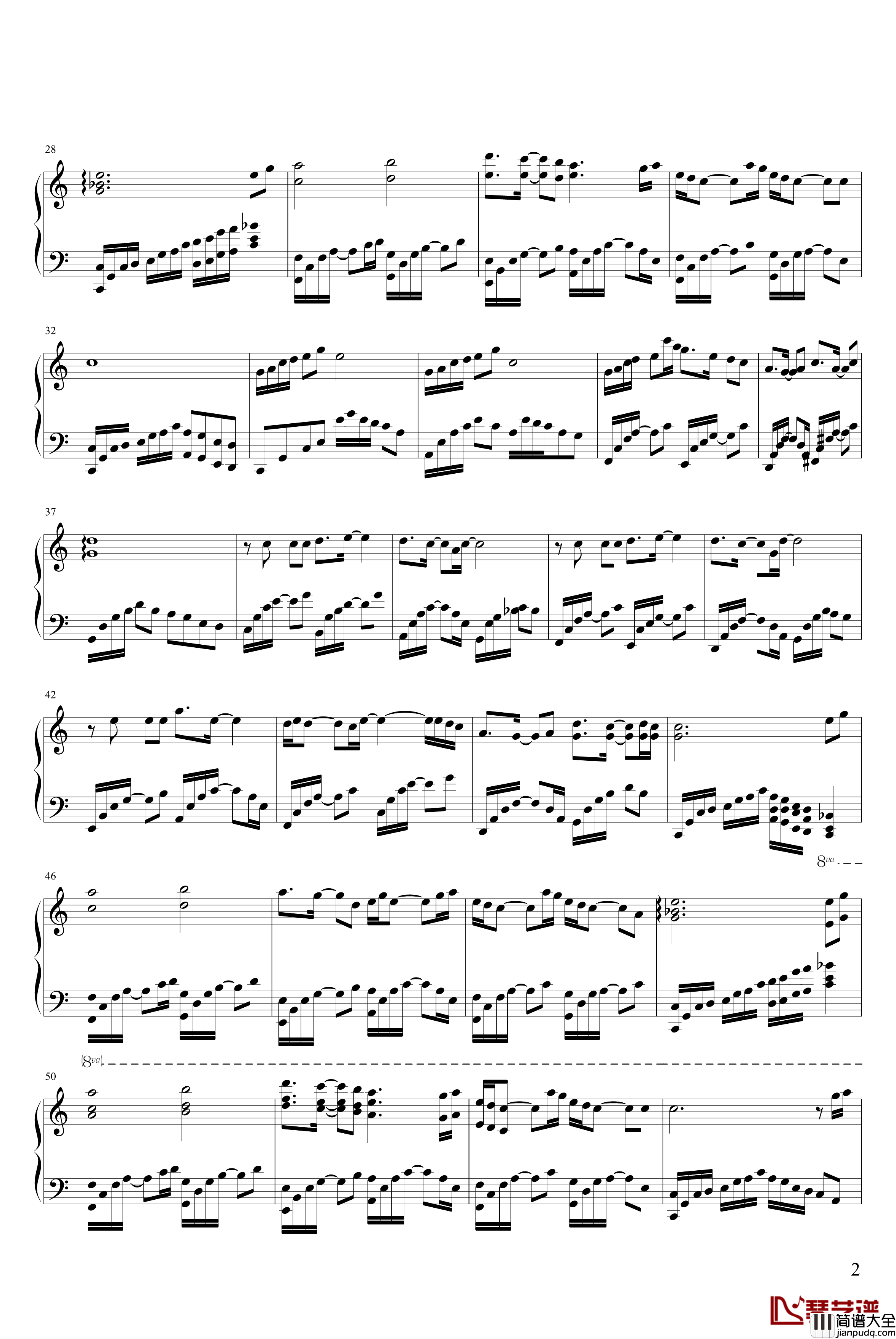 轮回2钢琴谱_zezezeze