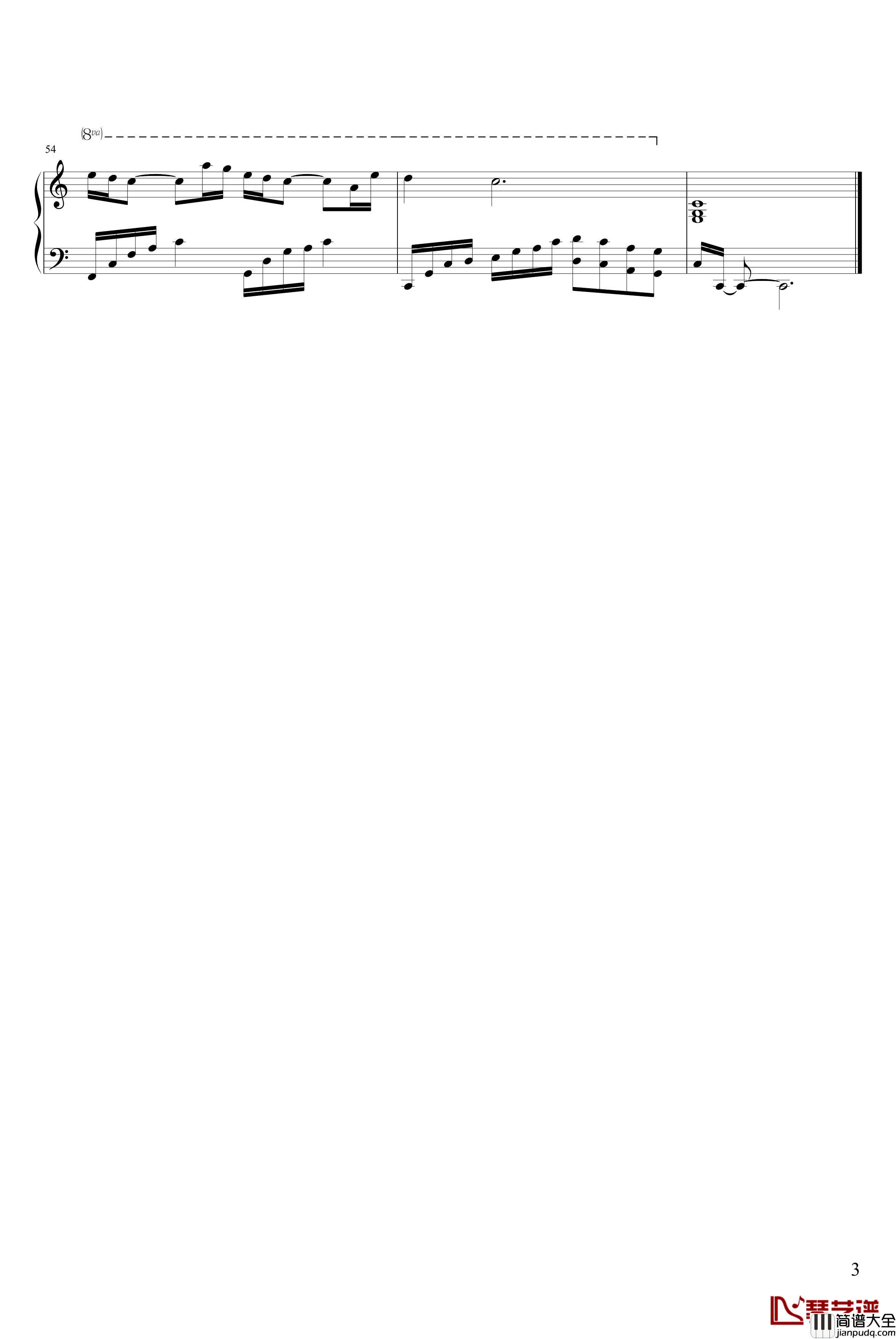 轮回2钢琴谱_zezezeze