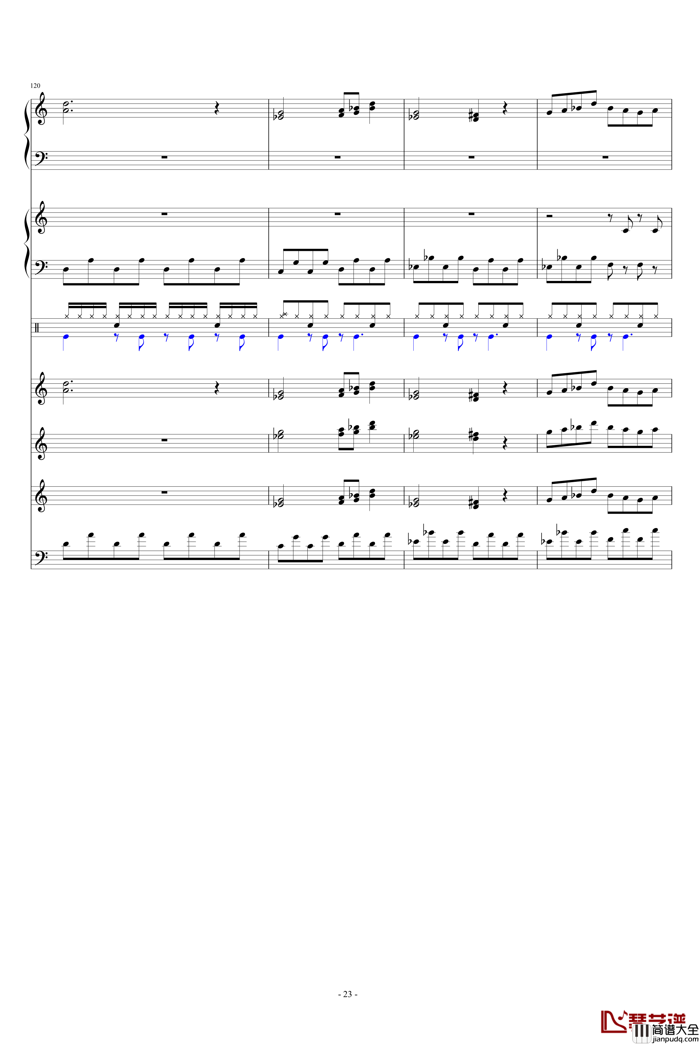 怀念的东方之血+飘上月球不死之烟整谱钢琴谱_动漫影视