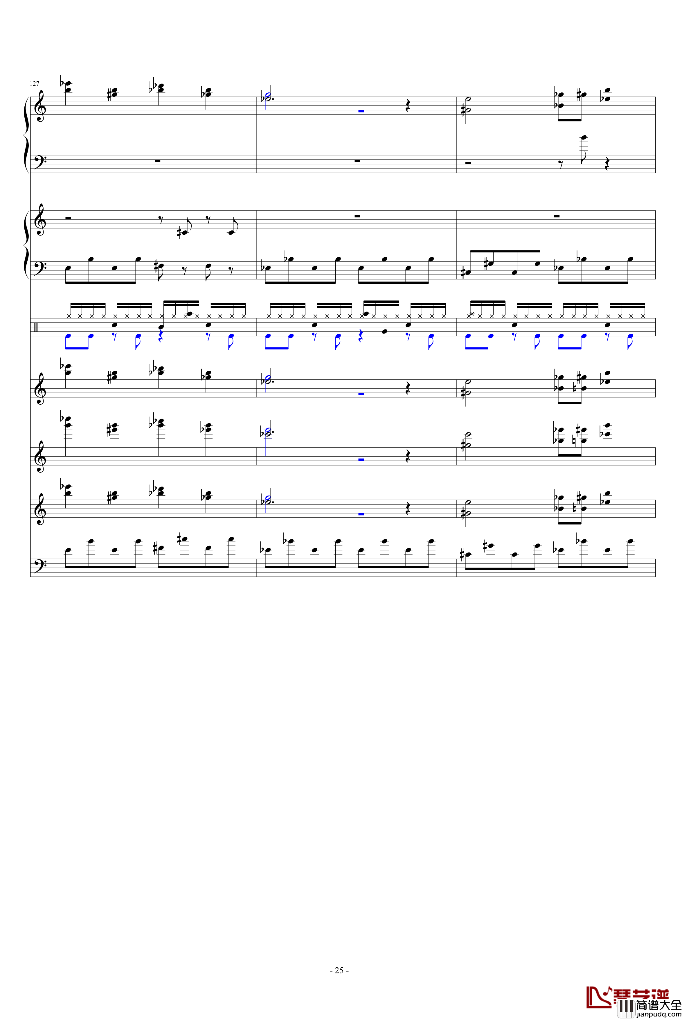 怀念的东方之血+飘上月球不死之烟整谱钢琴谱_动漫影视