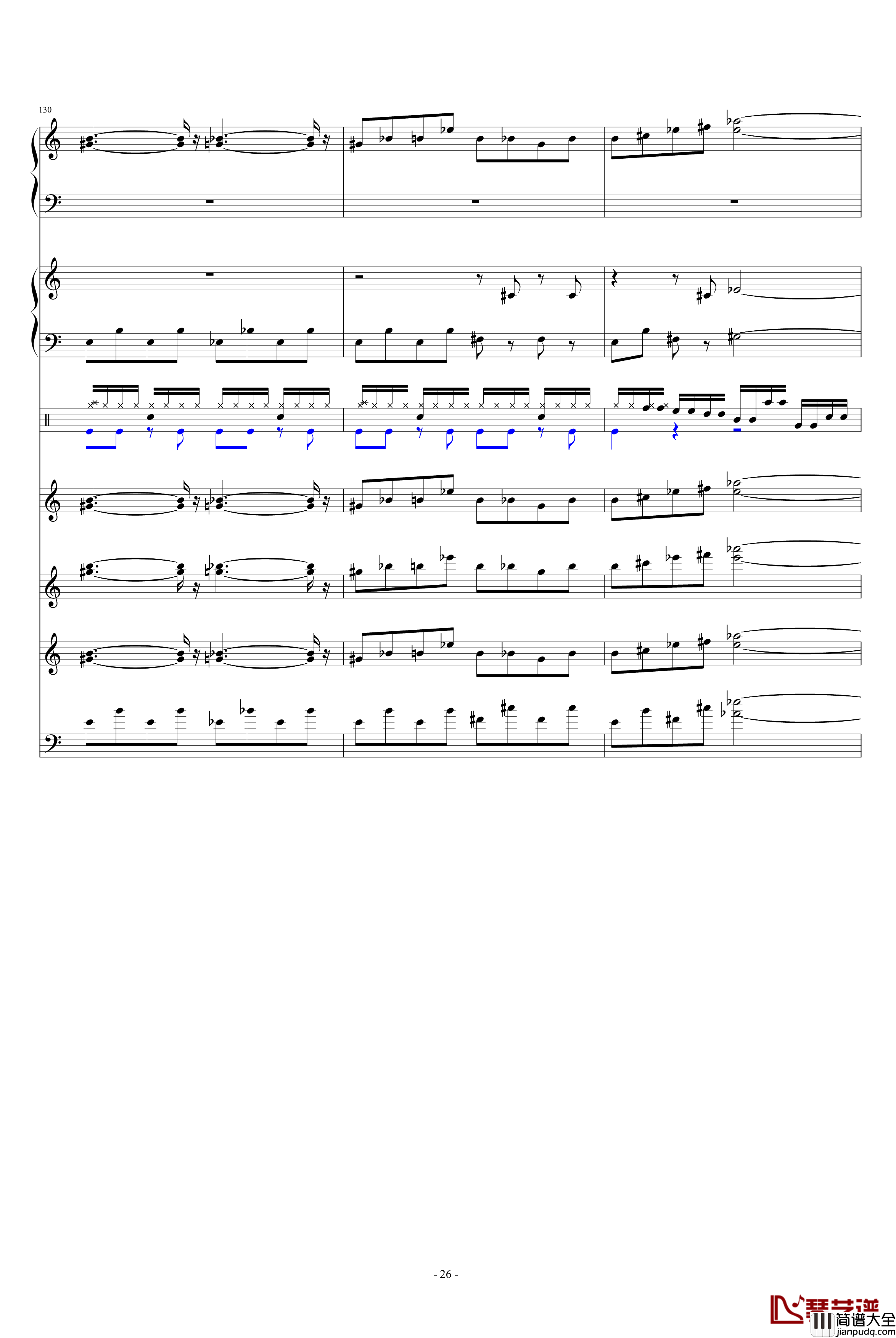 怀念的东方之血+飘上月球不死之烟整谱钢琴谱_动漫影视