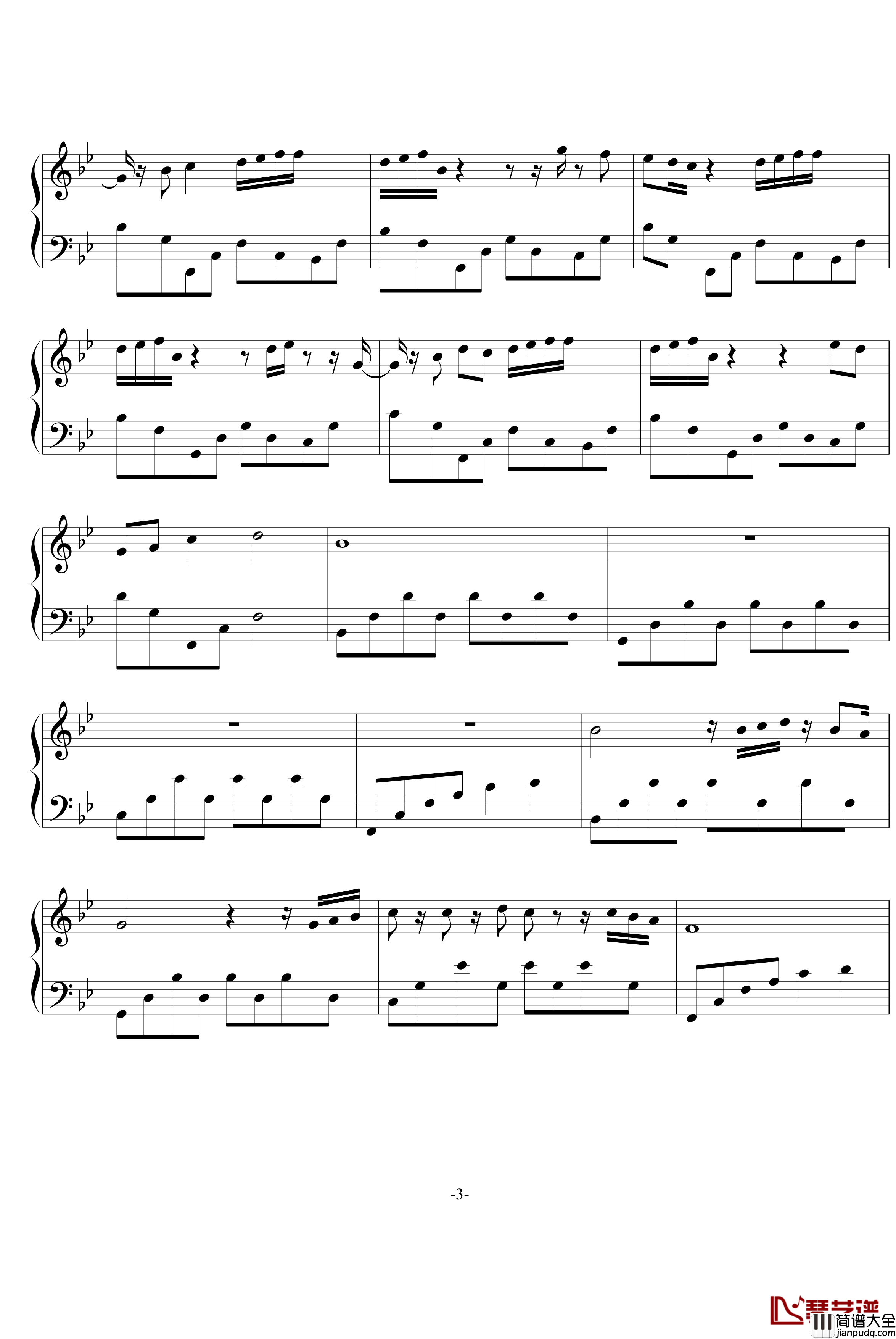 寄往远方的信钢琴谱_你看那